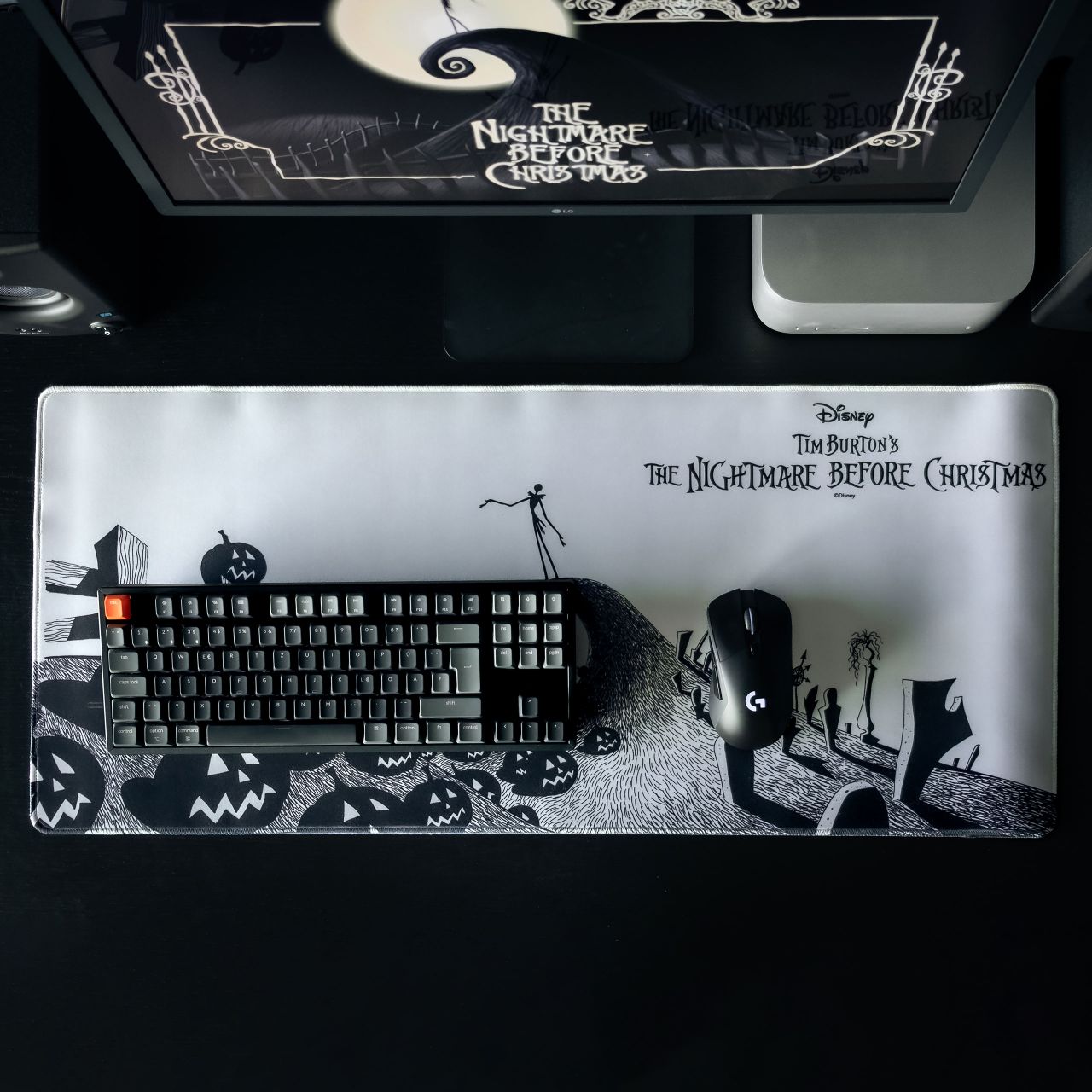 Nightmare Before Christmas Jack XXL Mousepad Elbenwald