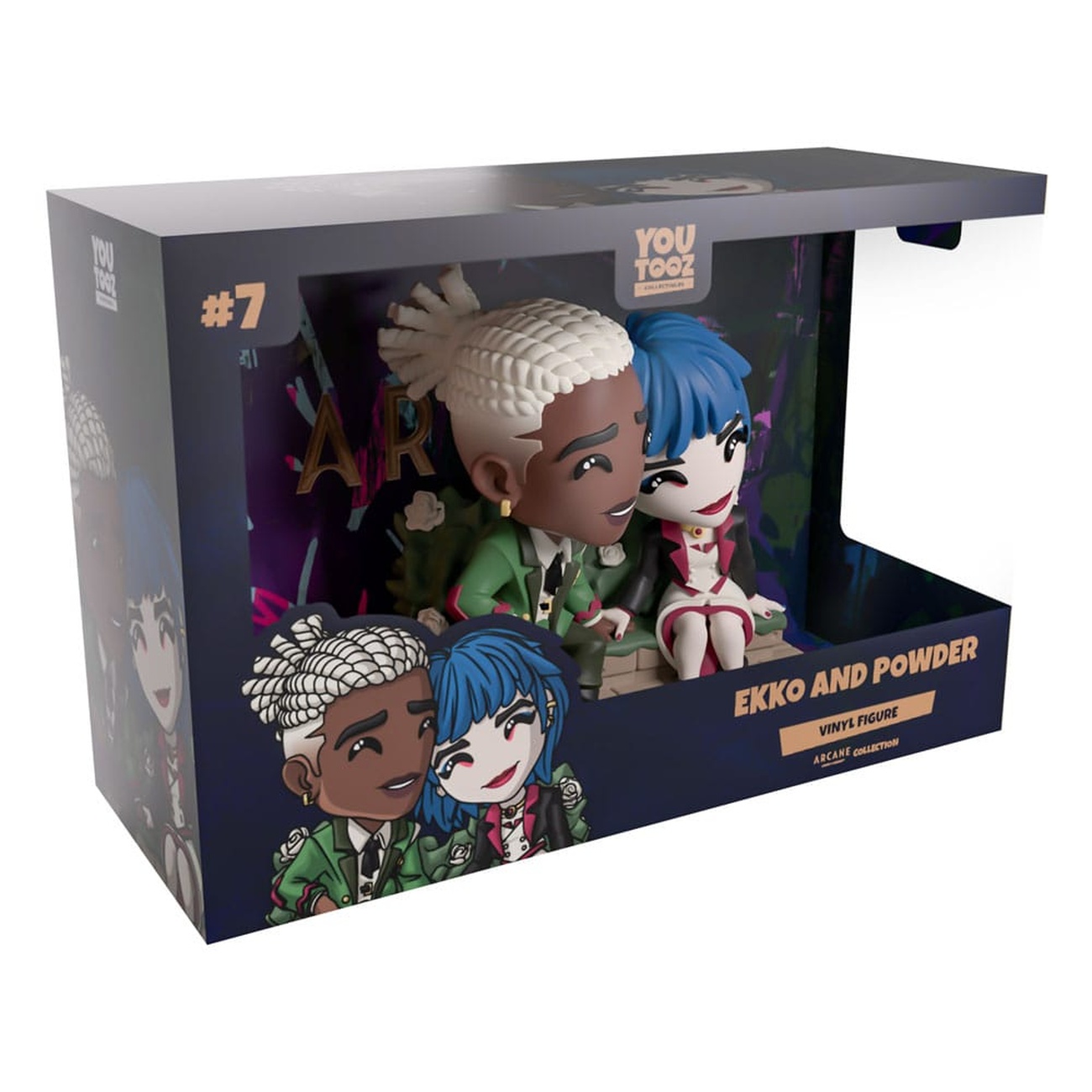 Arcane winylowe figurki zestaw 2 szt. Ekko i Powder 11 cm