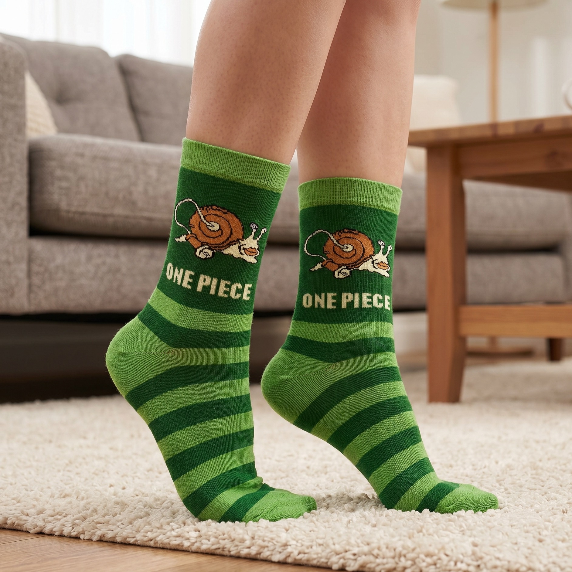 One Piece - Den Den Mushi Socken
