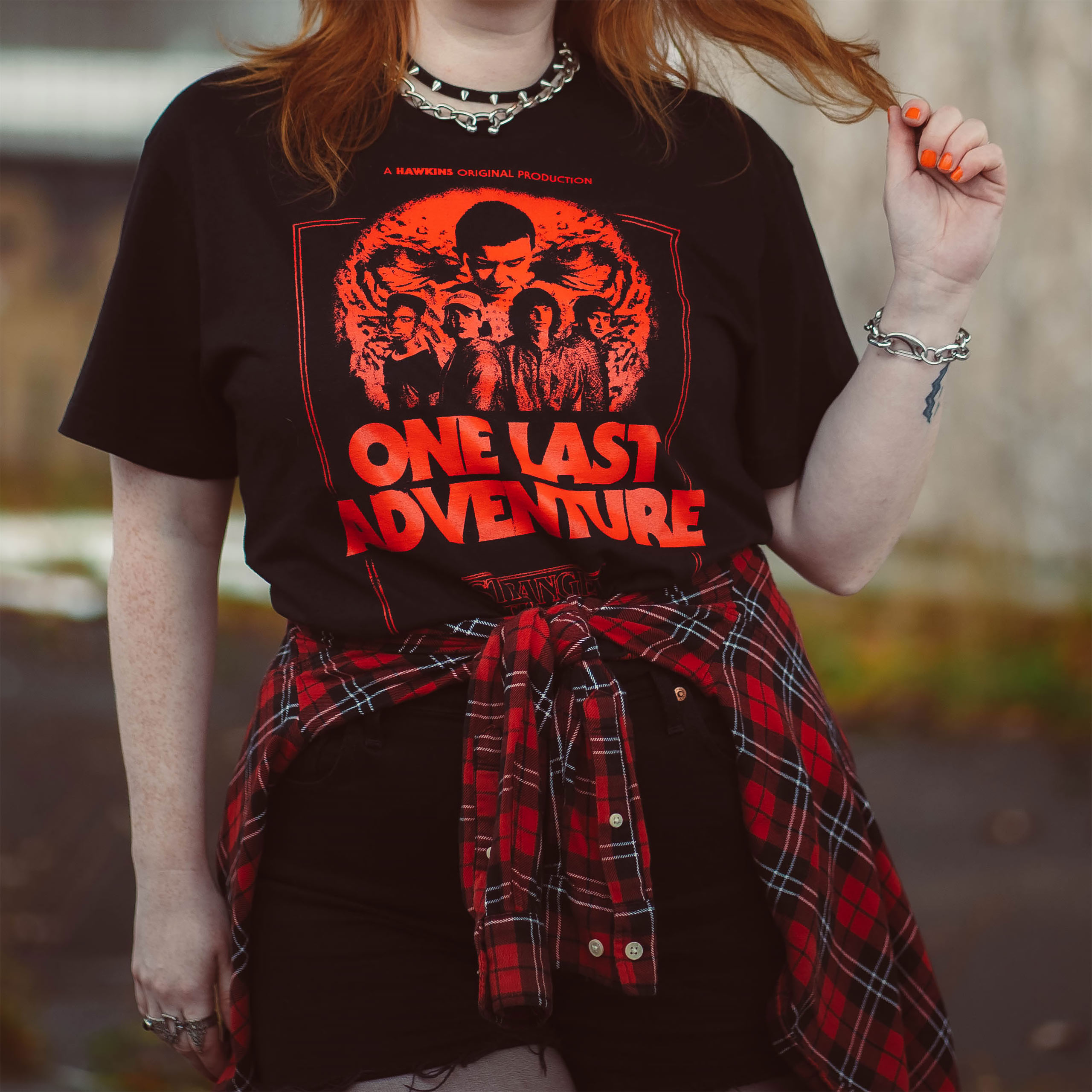 Stranger Things - One Last Adventure Camiseta
