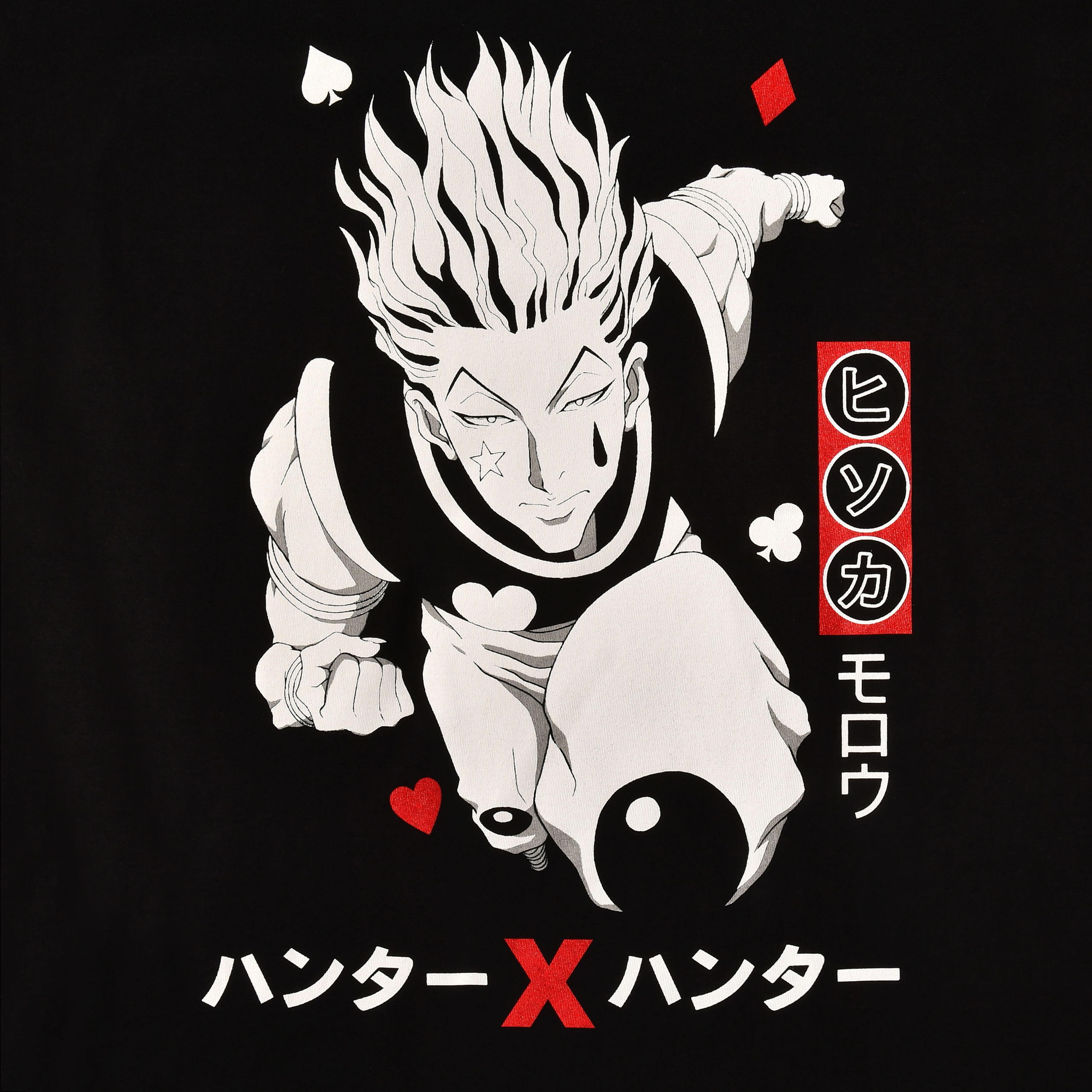 Hunter x Hunter - T-shirt Hisoka noir