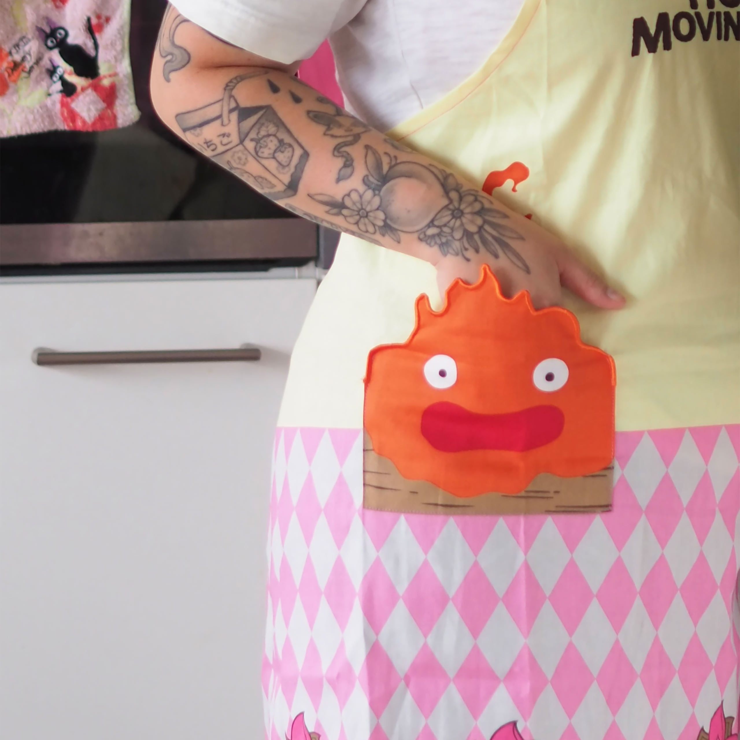 Le Château ambulant - Tablier Calcifer