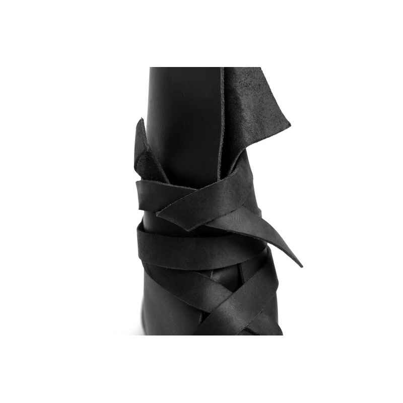 Stivali Haithabu in pelle nabuk Floki neri