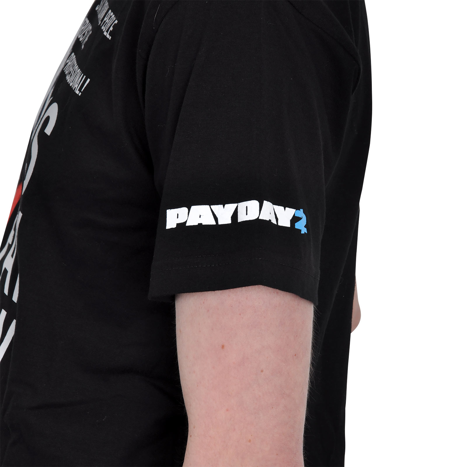 Payday 2 - Chains Masker T-Shirt zwart