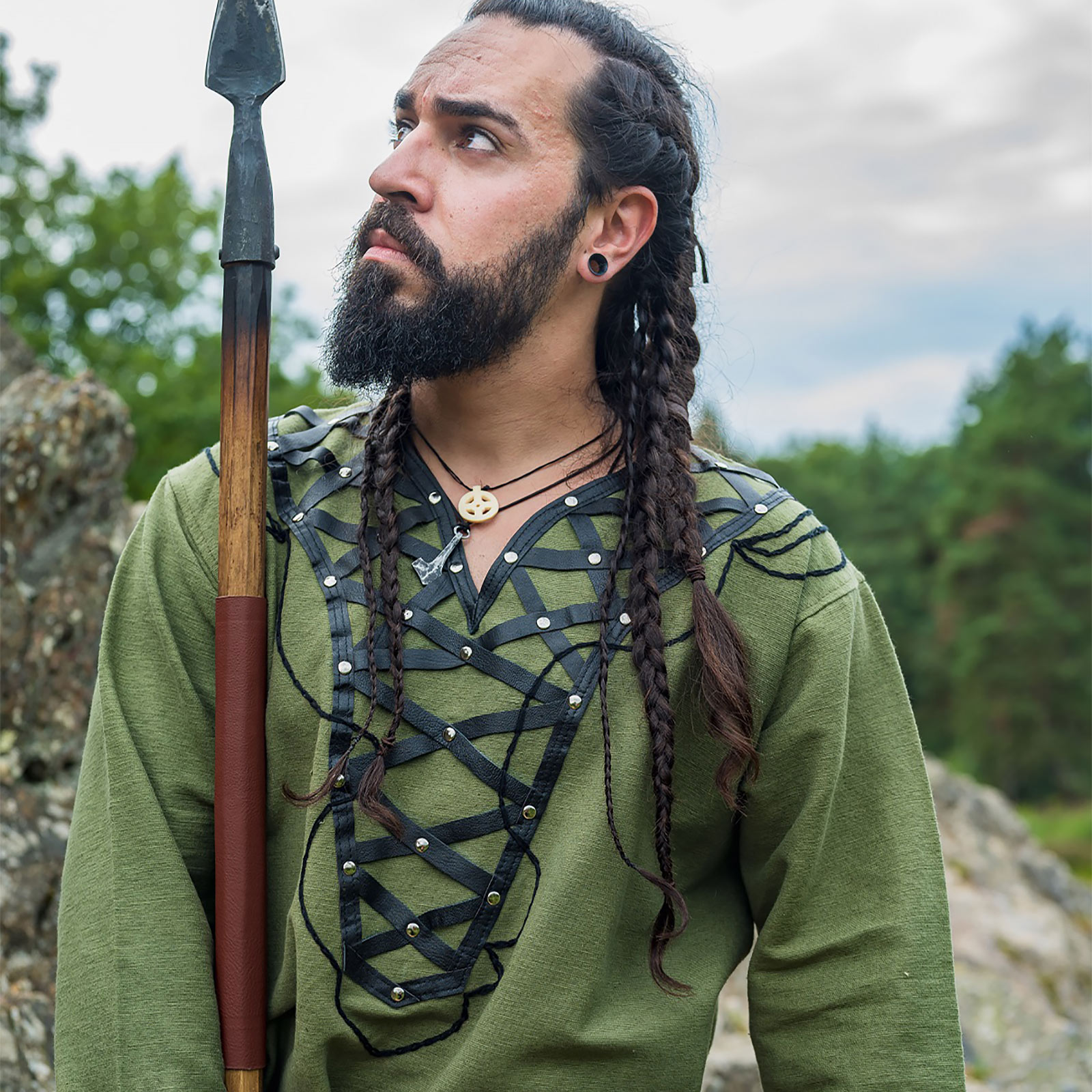 Medieval Viking Tunic Green