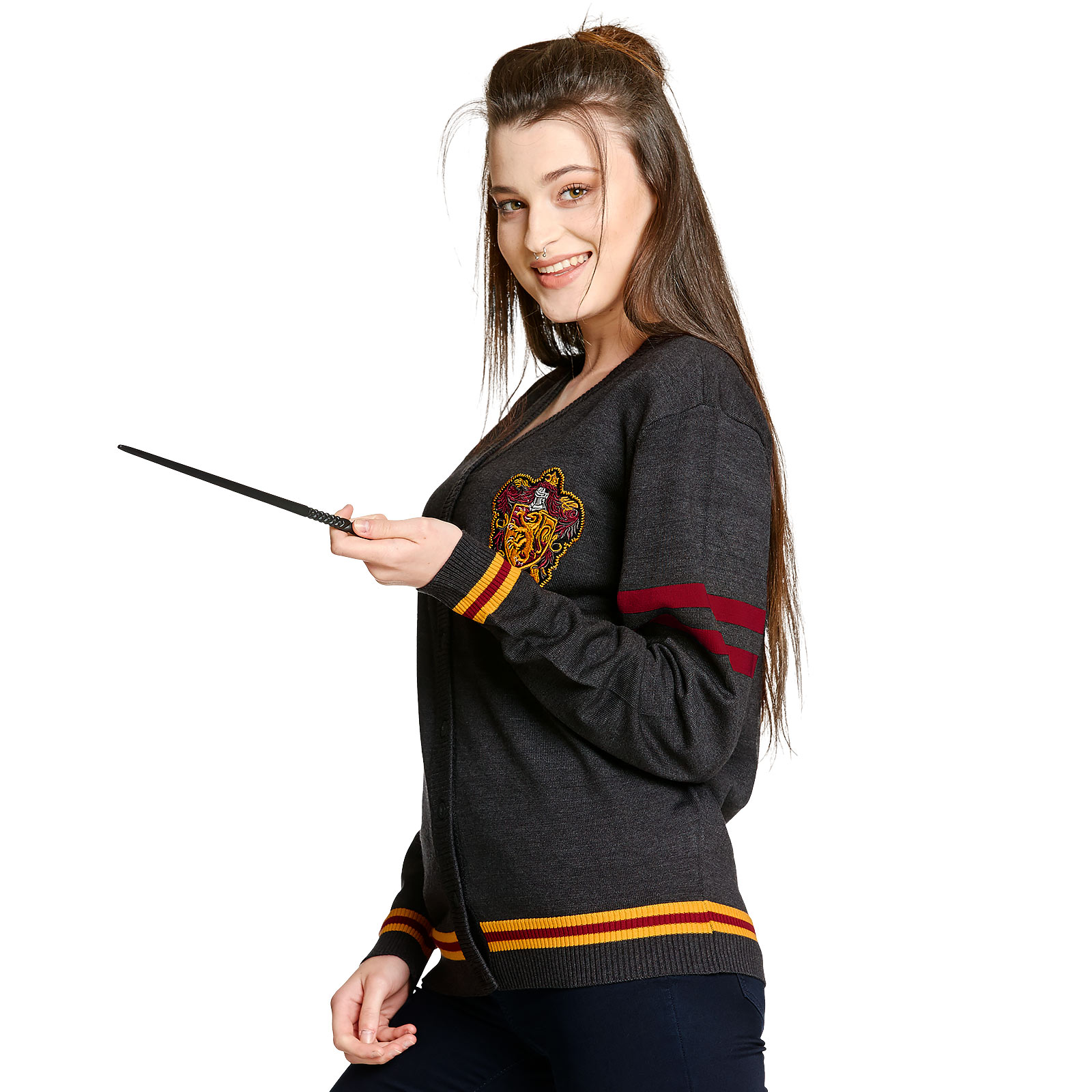 Harry Potter - Gryffindor Cardigan mit Wappen