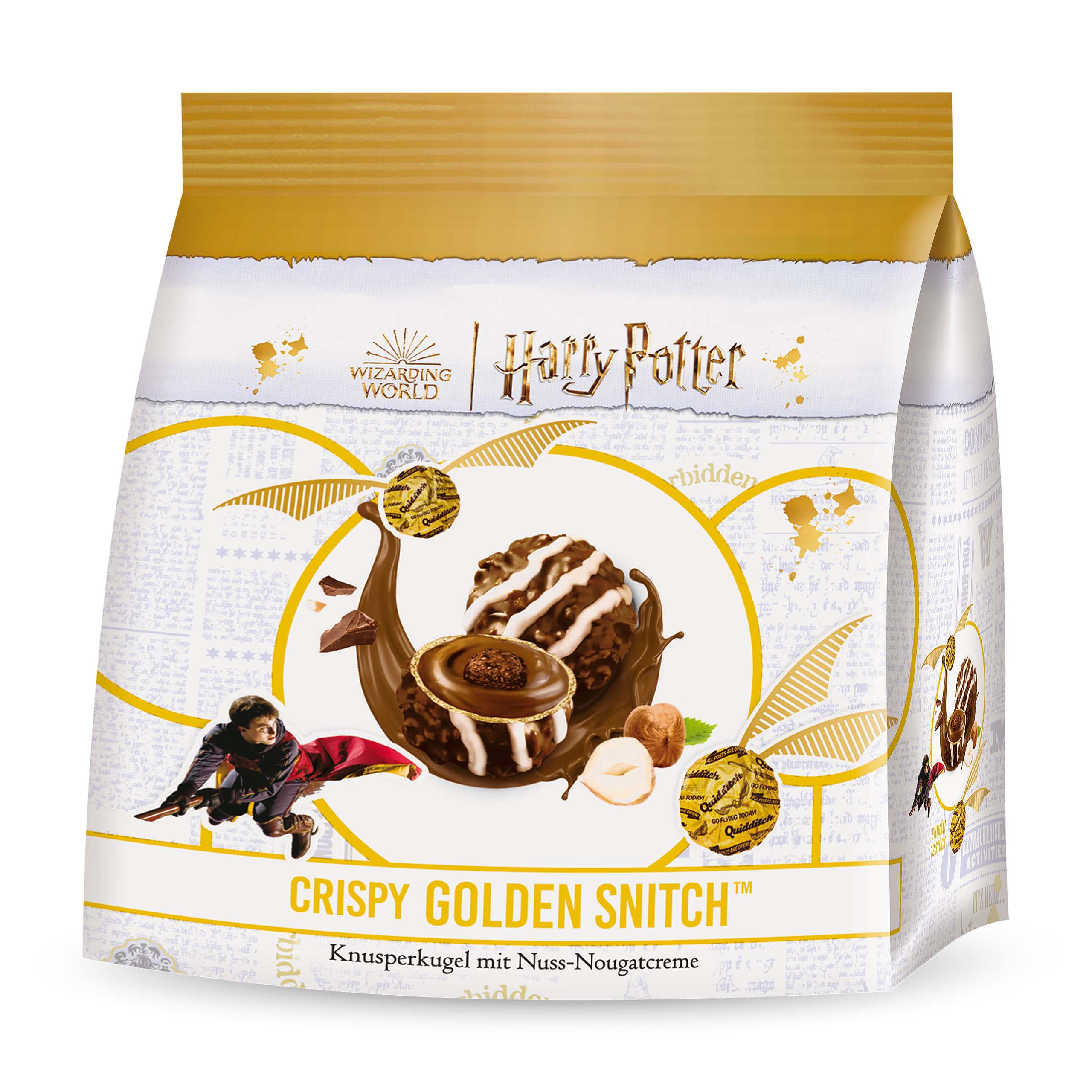Harry Potter - Boules croustillantes à la crème de nougat aux noix