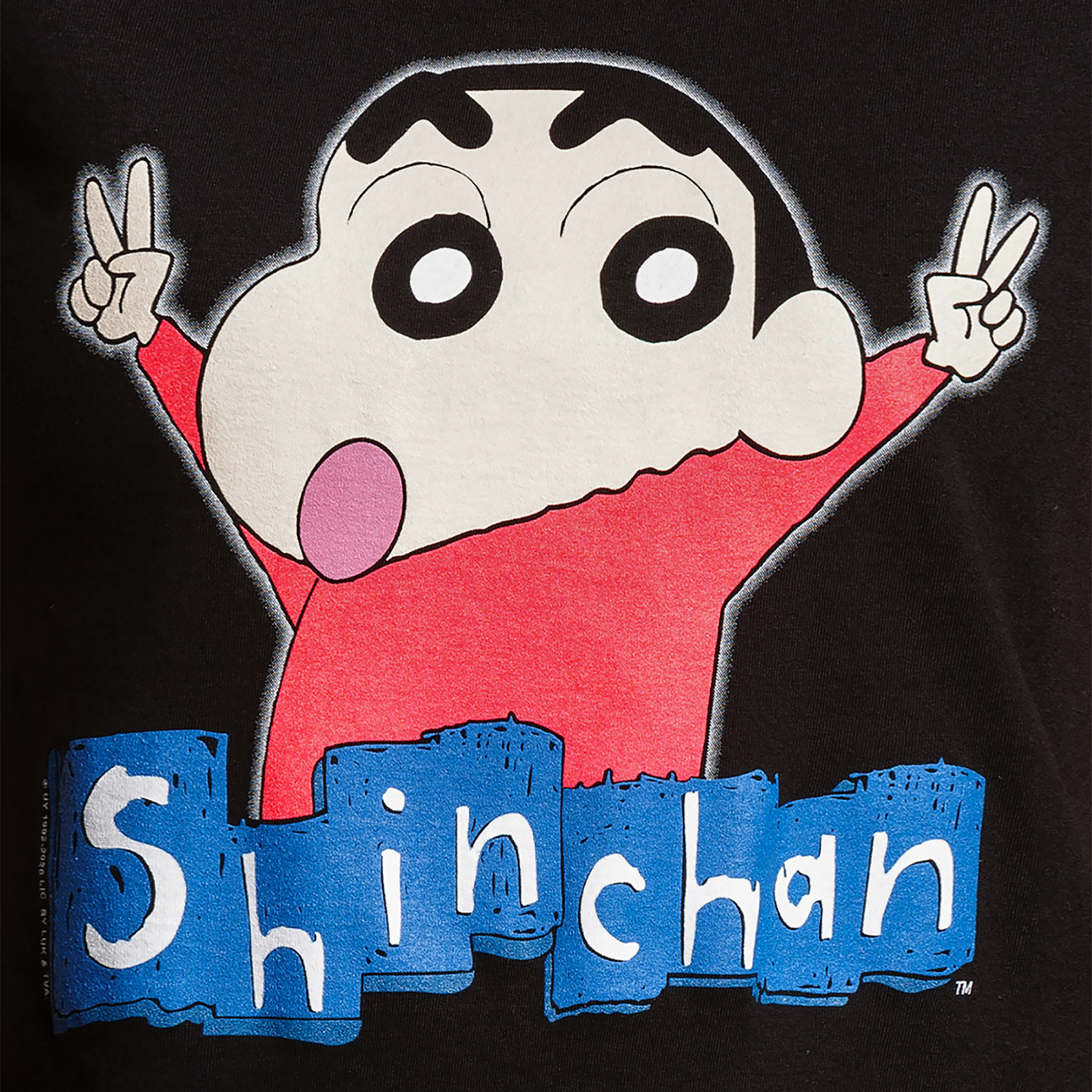 Shin-Chan - Logo T-Shirt Damen schwarz