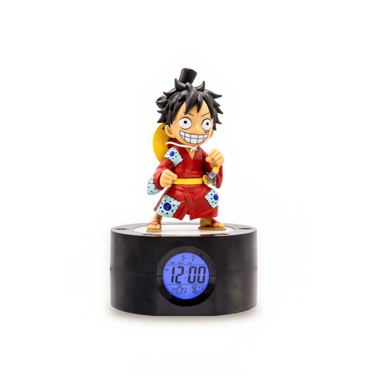 One Piece Sveglia con funzione luminosa Luffy 18 cm