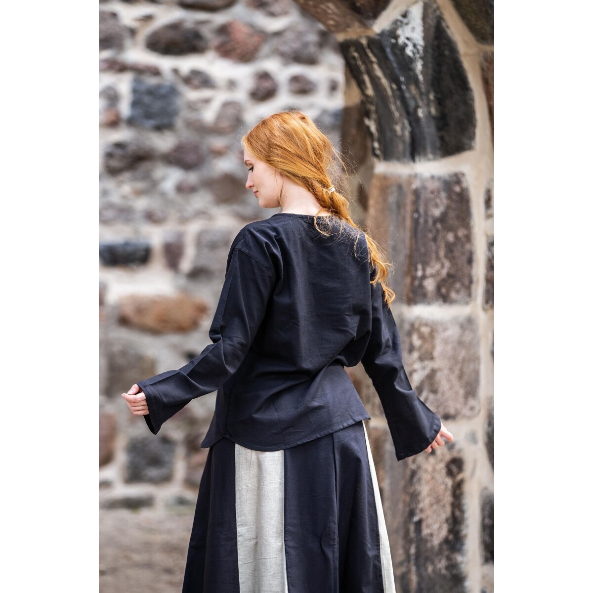 Medieval Blouse Tilda black