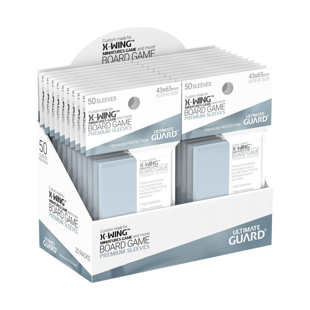 Ultimate Guard Board Game Sleeves (50) – X-Wing Miniatures Game