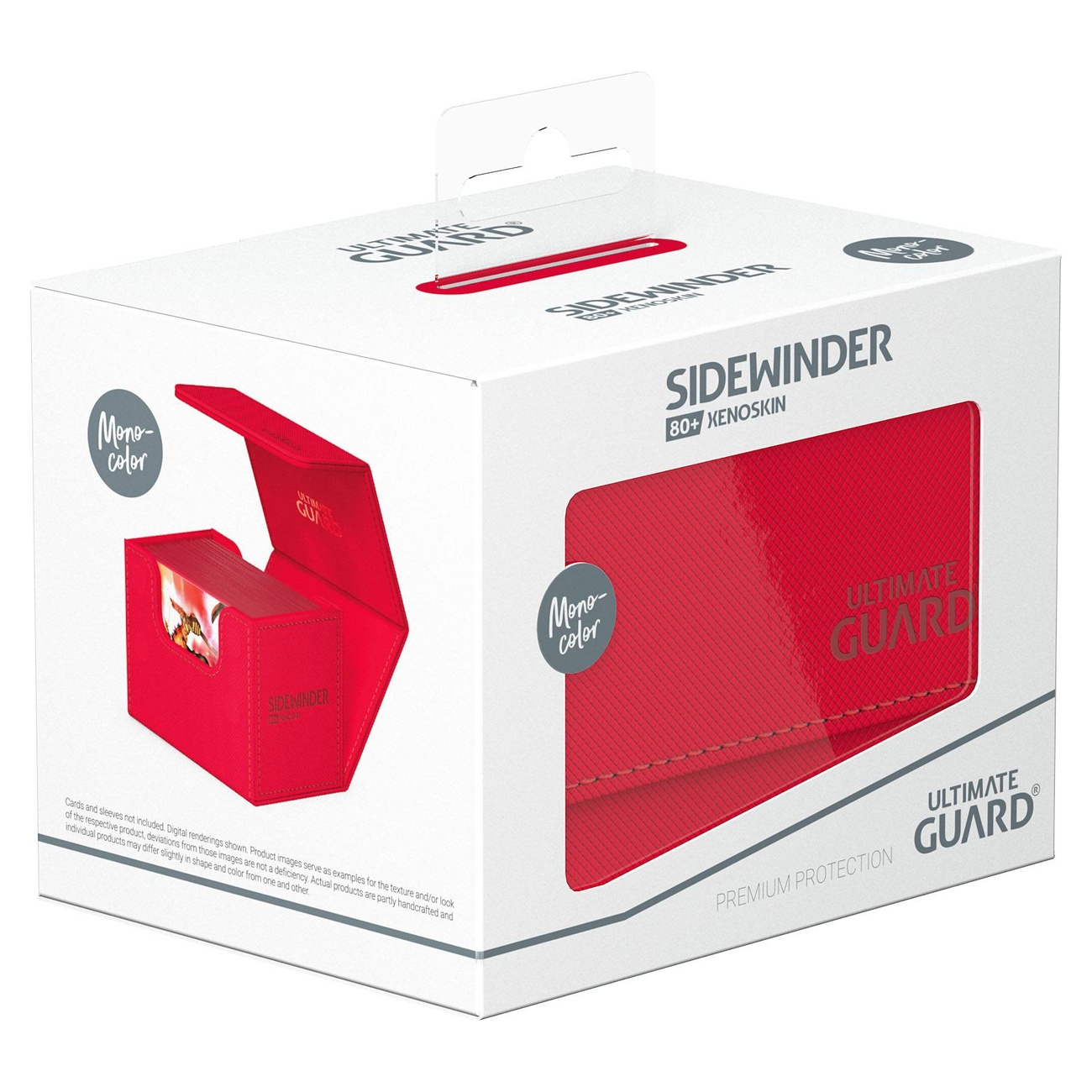 Ultimate Guard Sidewinder 80+ Xenoskin - Röd