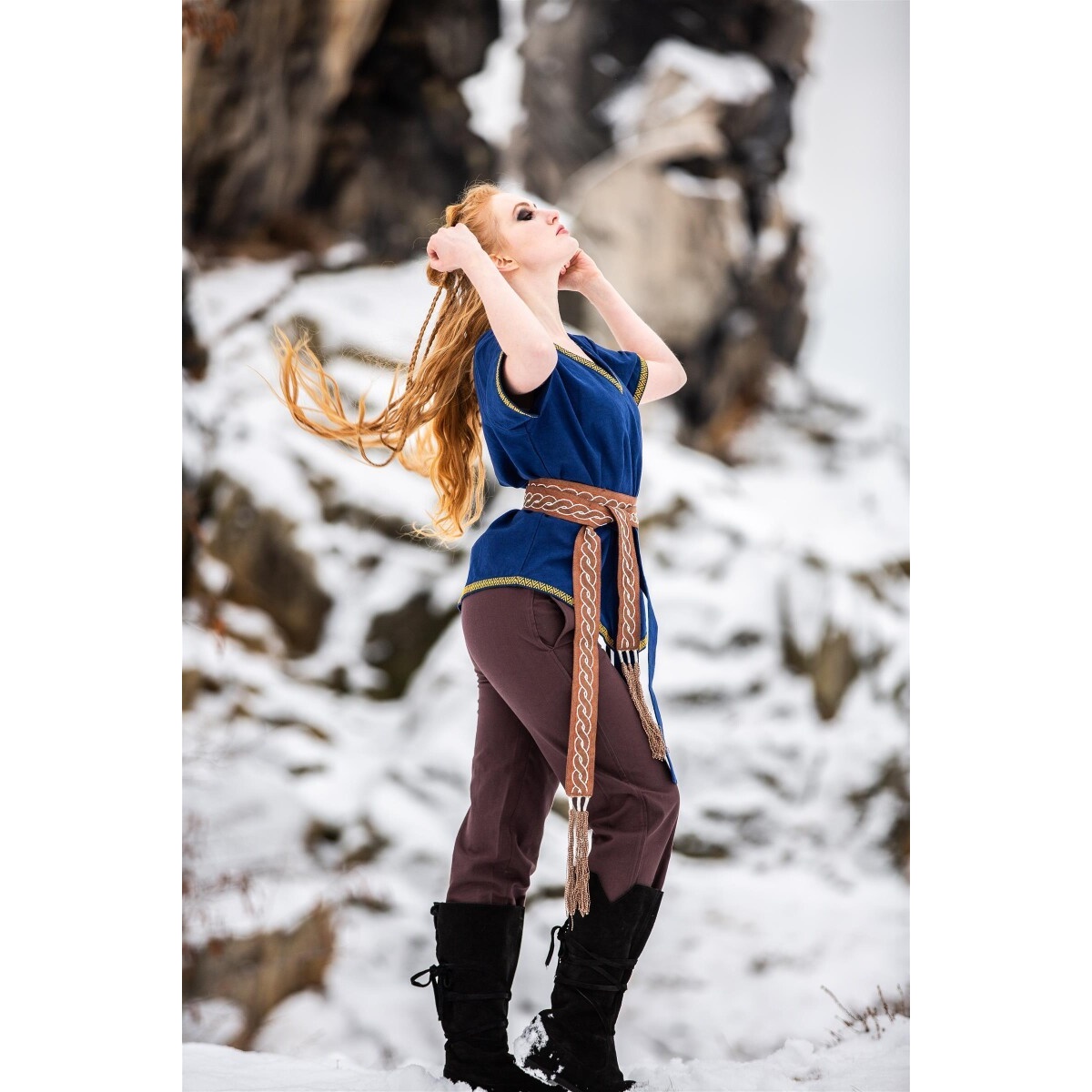Medieval Viking Tunic Matilda blue
