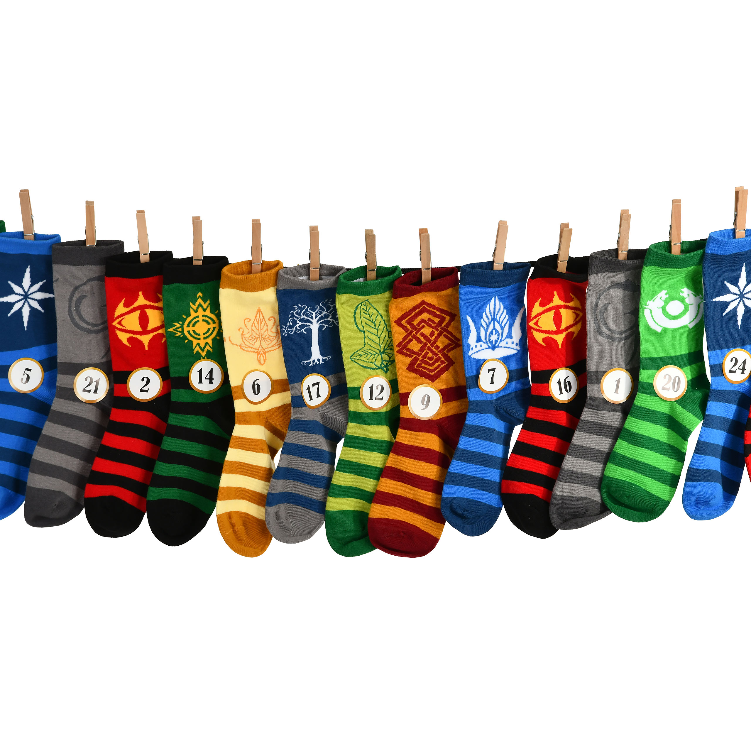 Lord of the Rings Socks Advent Calendar for Filling