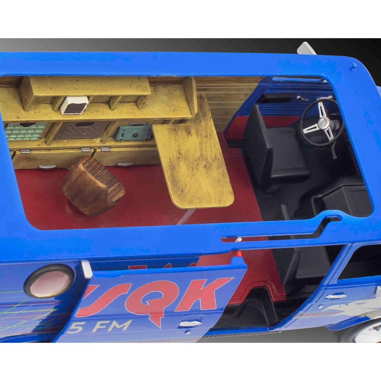 Stranger Things Model Kit 1/25 Squawk Van (Aqua Color) 21 cm