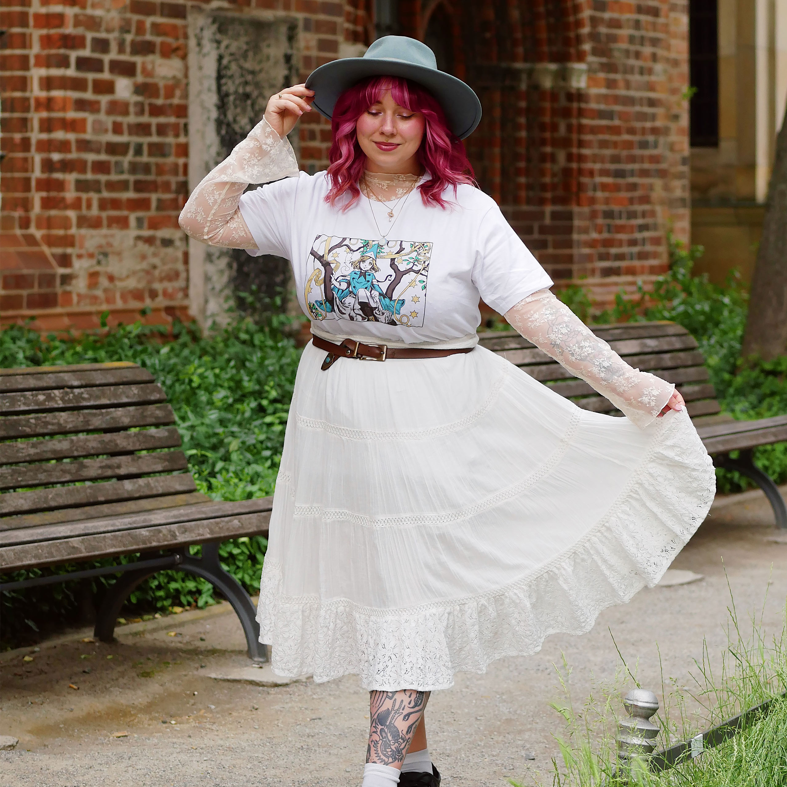 T-shirt for Coco and Atelier of Witch Hat Fans Limited Edition white