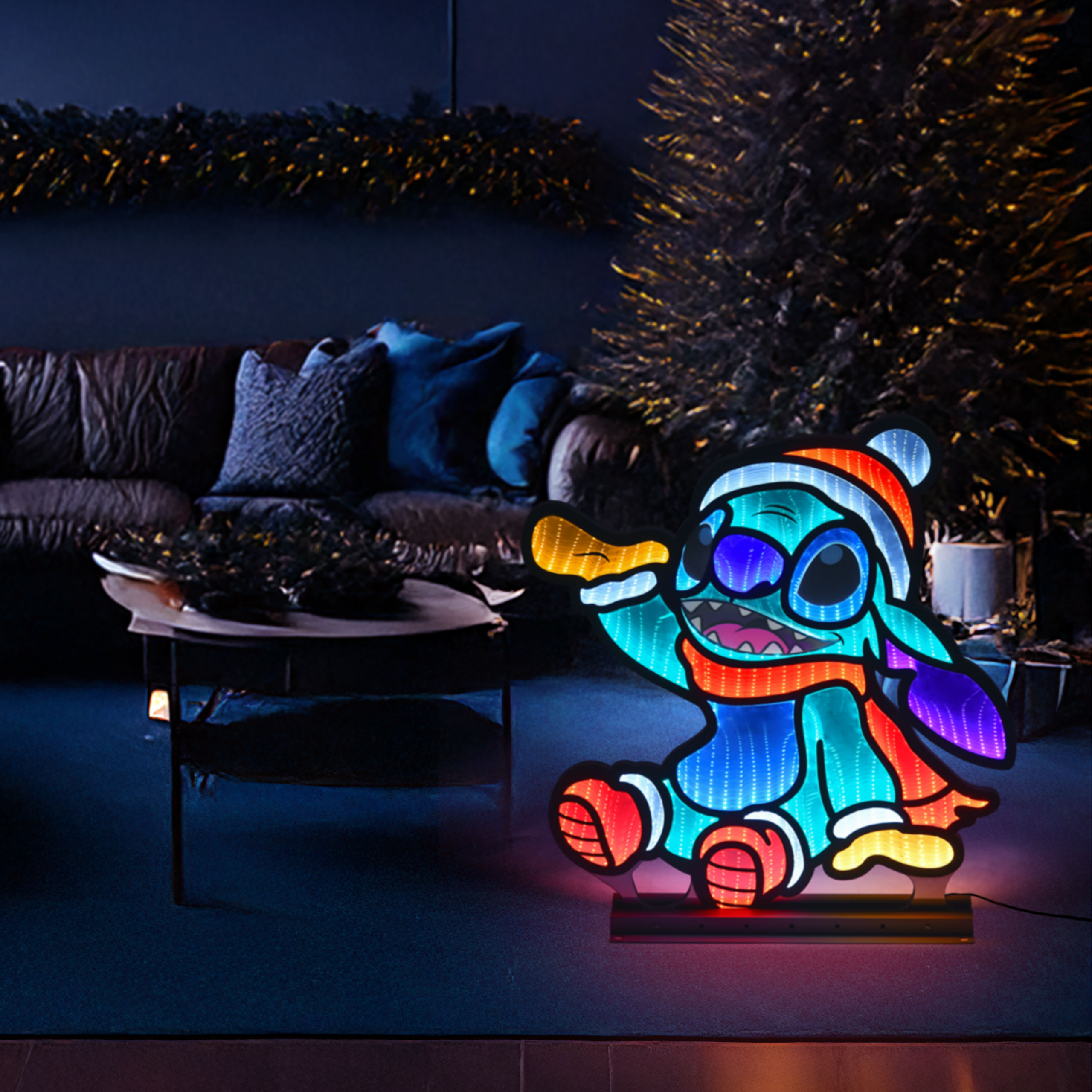 Stitch Acryl LED Lamp