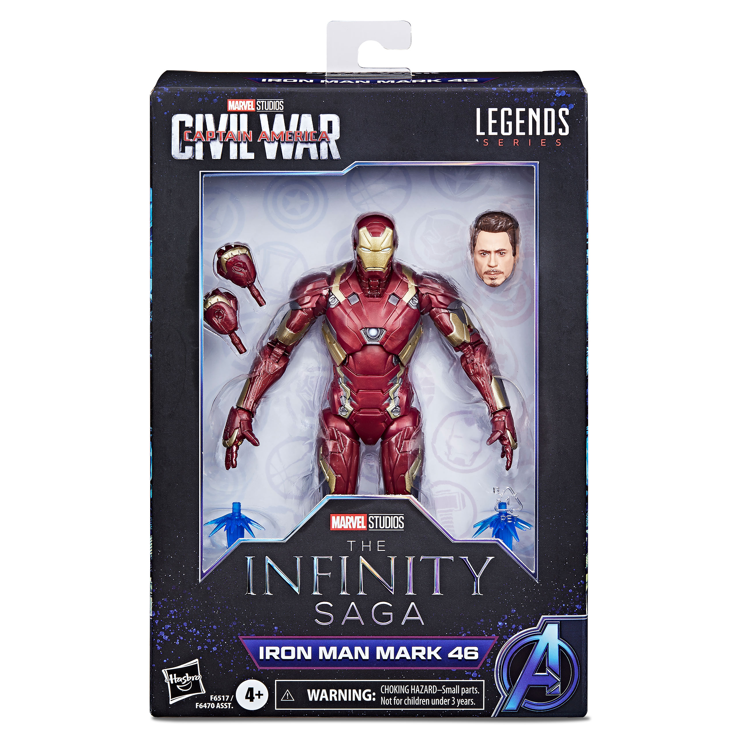 The Infinity Saga - Iron Man Mark 46 Marvel Legends Series Figurine  d'action