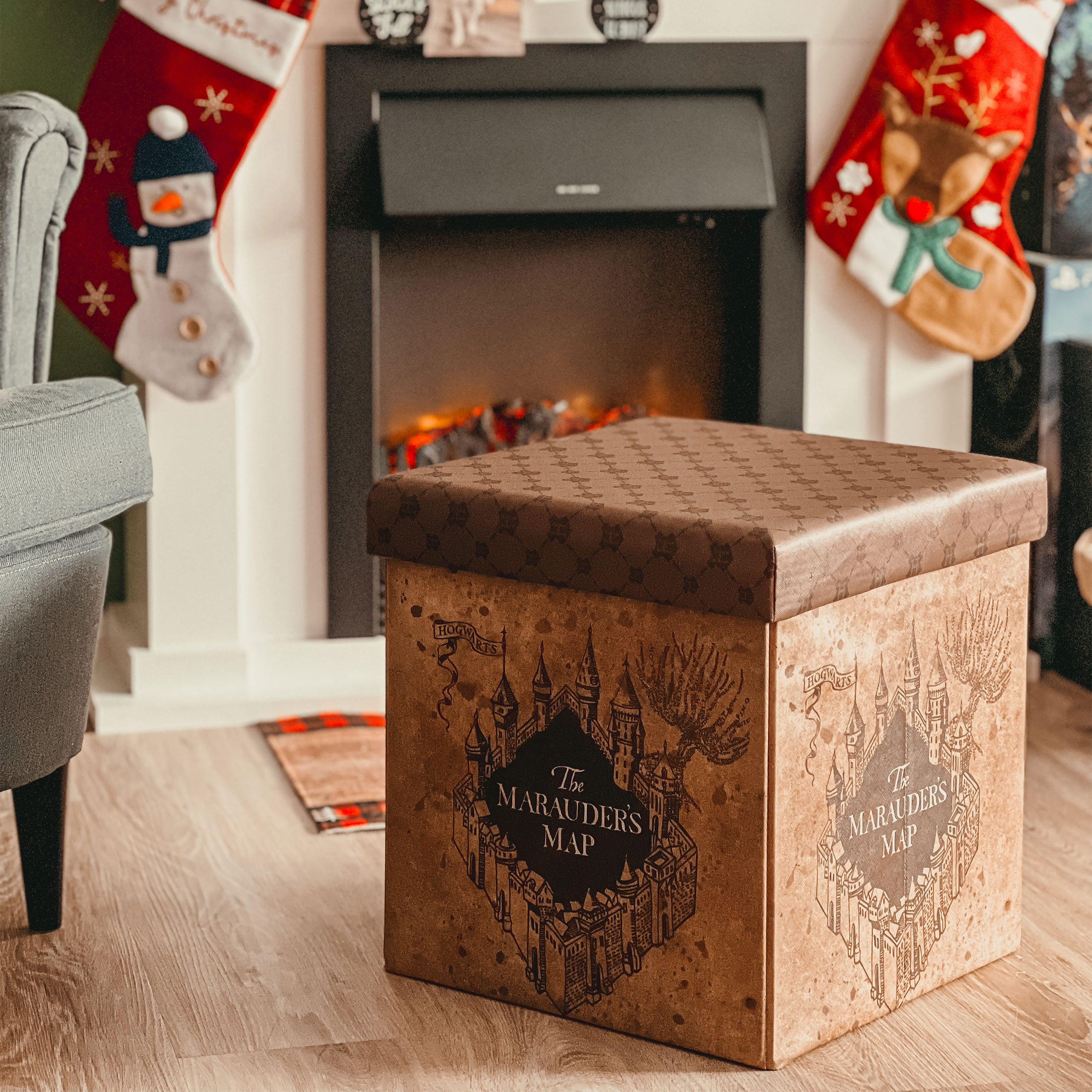 Harry Potter - Marauder's Map Stool with Storage