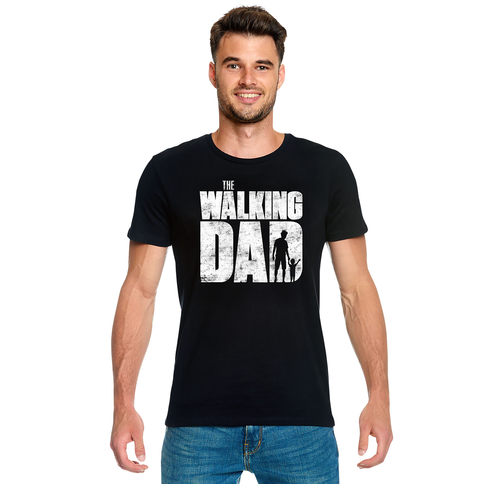 The Walking Dad T-Shirt für Walking Dead Fans schwarz