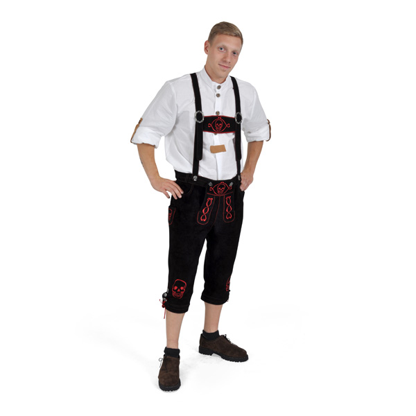Zombie Genuine Leather Traditional Men's Trousers