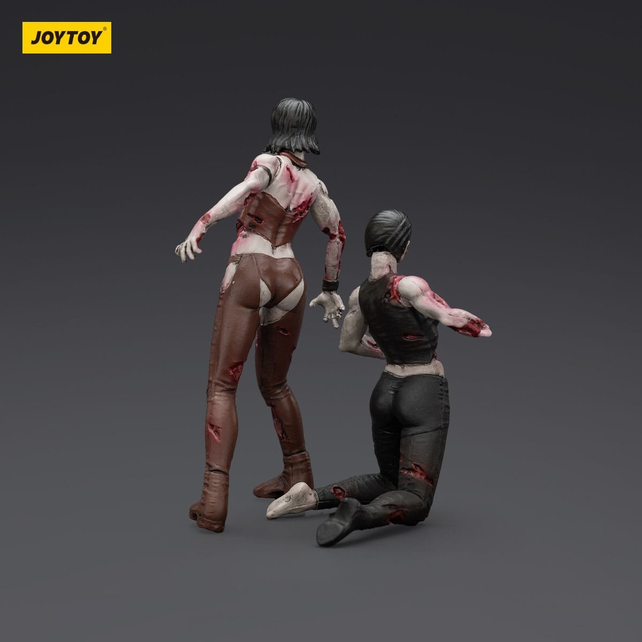 Zombie Dark Source actionfigurer 2-pack Female wrestlers 8 cm