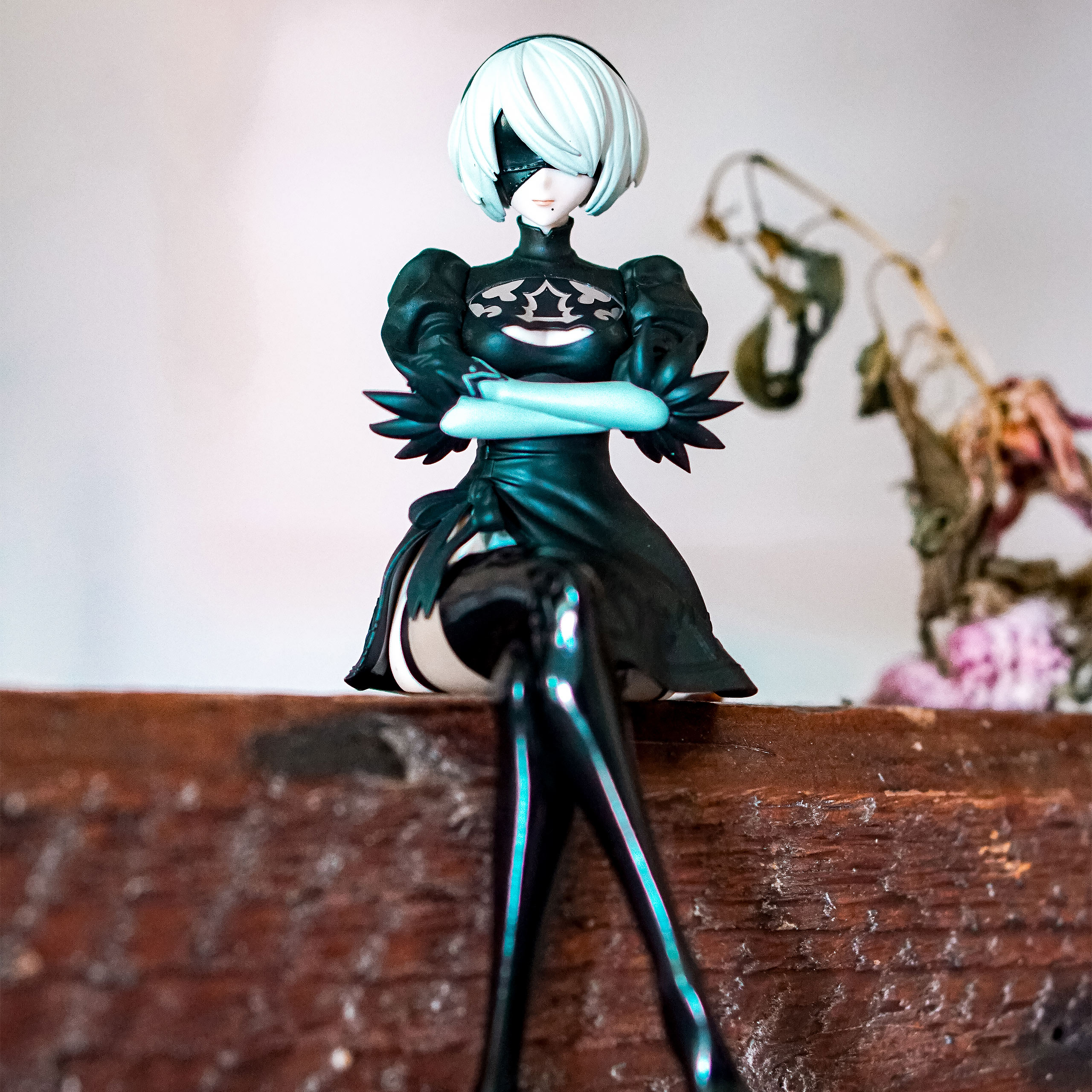 NieR:Automata - 2B Ver1.1a PM Perching Figure | Elbenwald