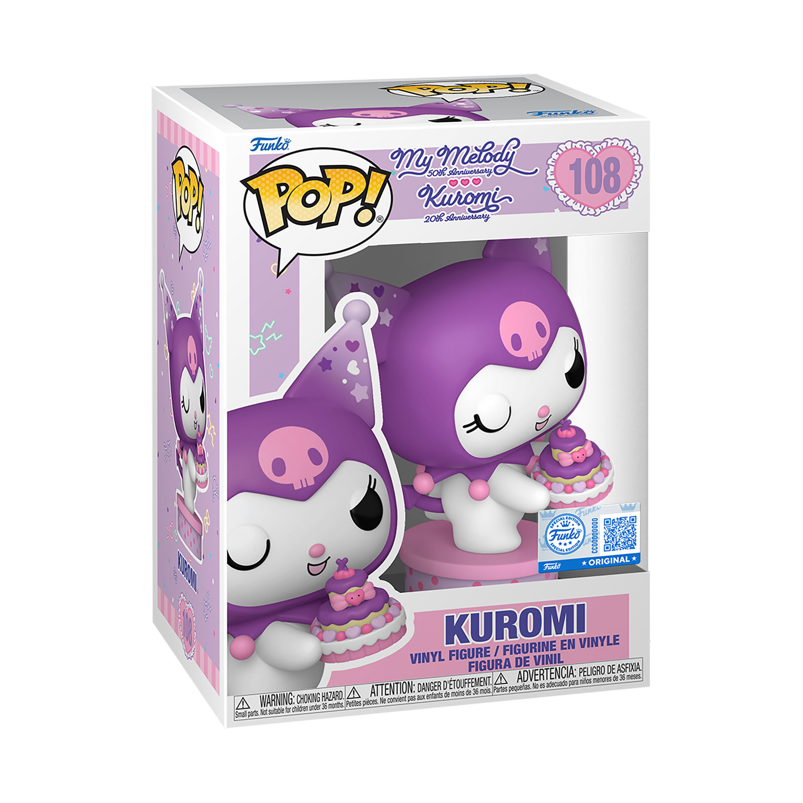 Hello Kitty and Friends - Kuromi met taart Funko Pop-figuur