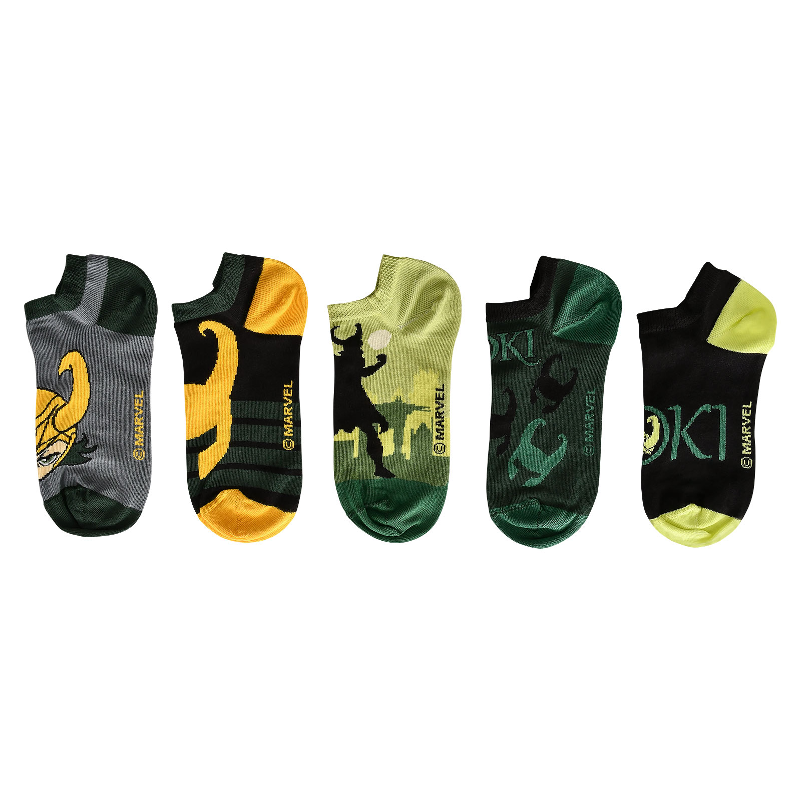 Marvel - Loki Socken 5er Set