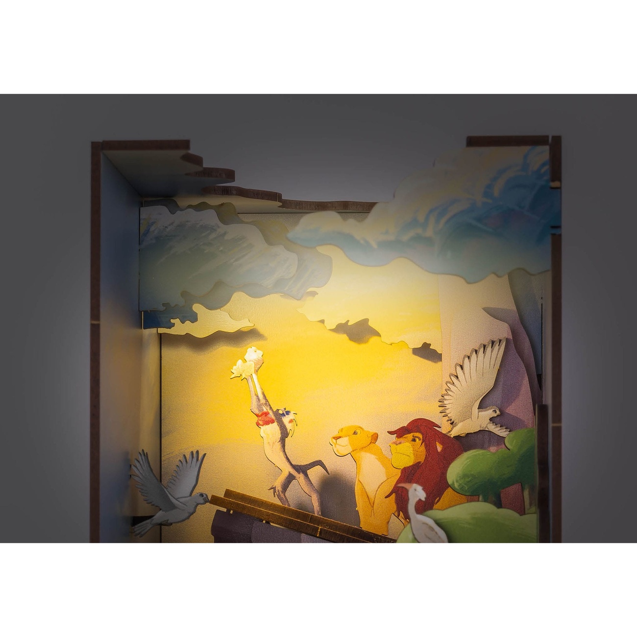Disney Tiny Adventures Book Nook Mini diorama El Rey León 23 cm