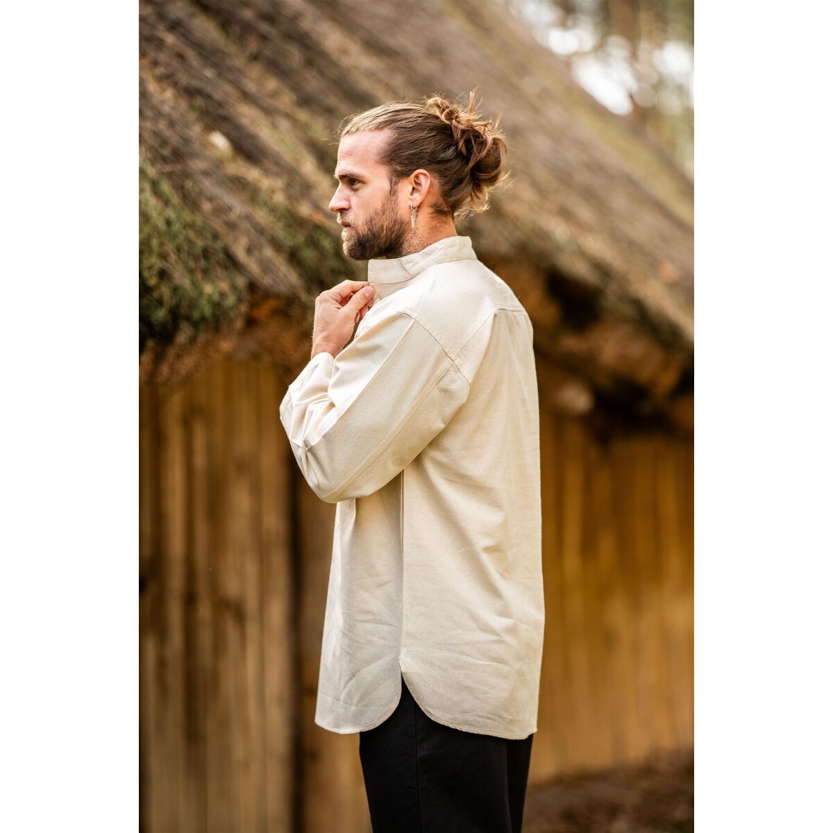 Middeleeuws Hemd Ansbert beige