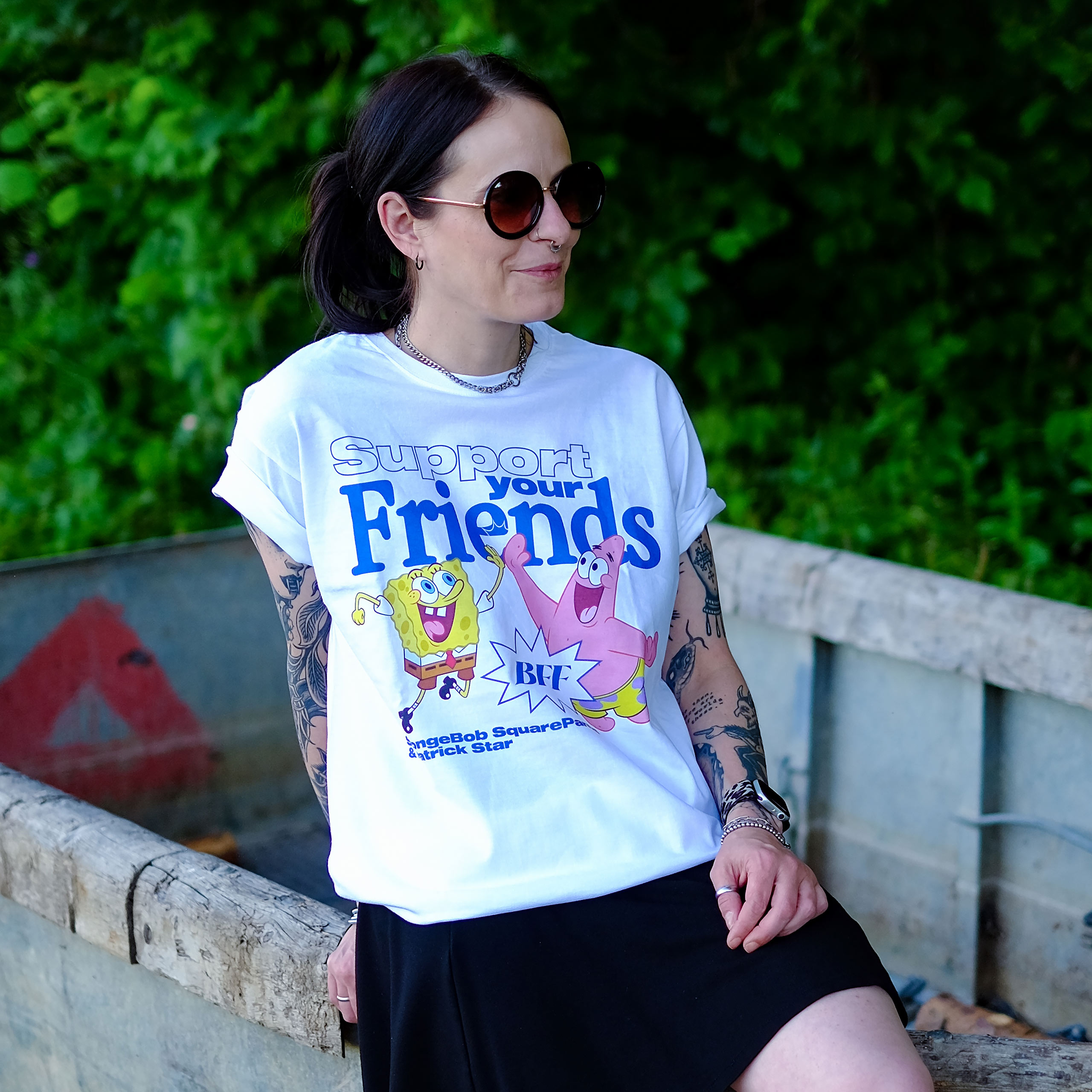 SpongeBob en Patrick Support Your Friends T-shirt