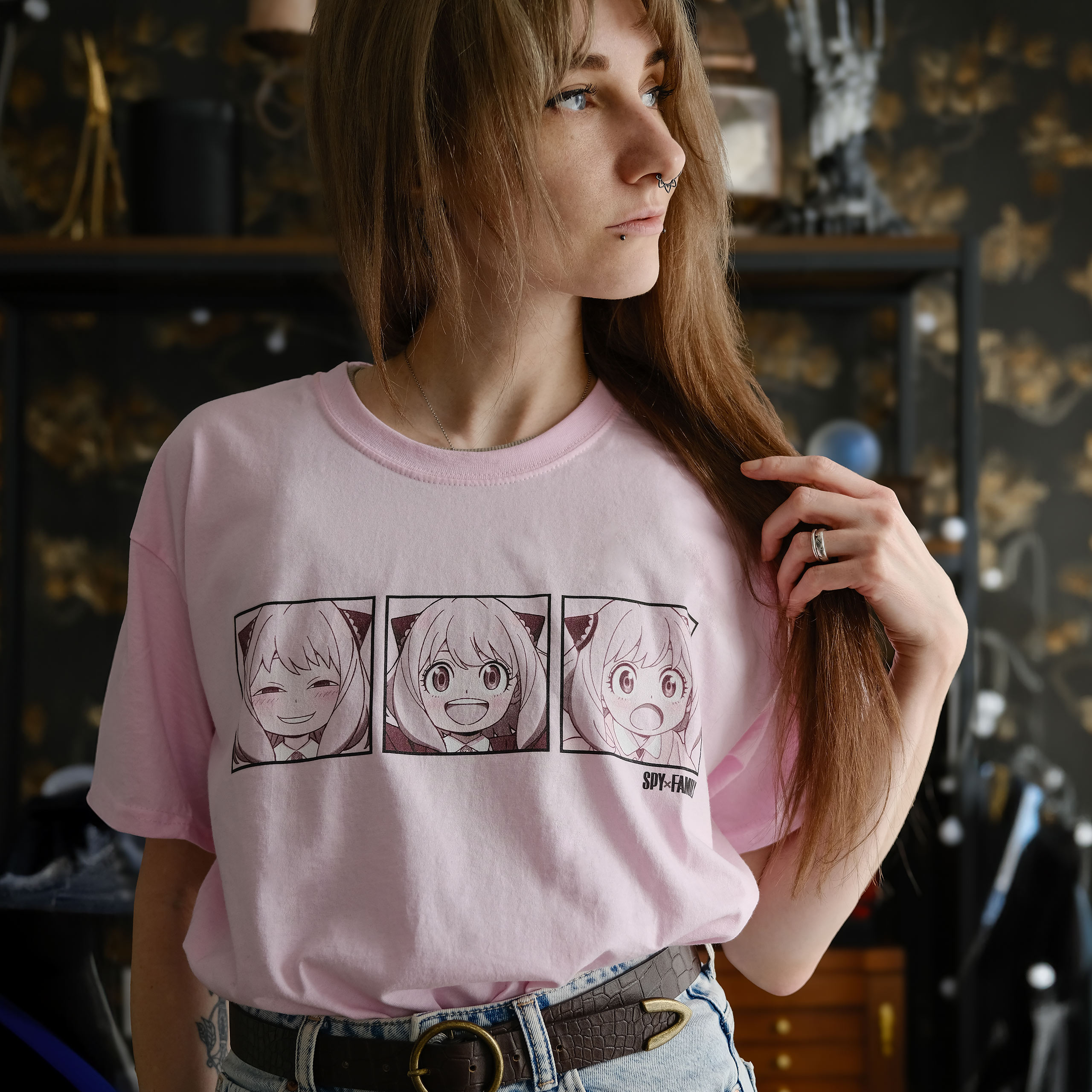 Spy x Family - Anya T-Shirt rosa