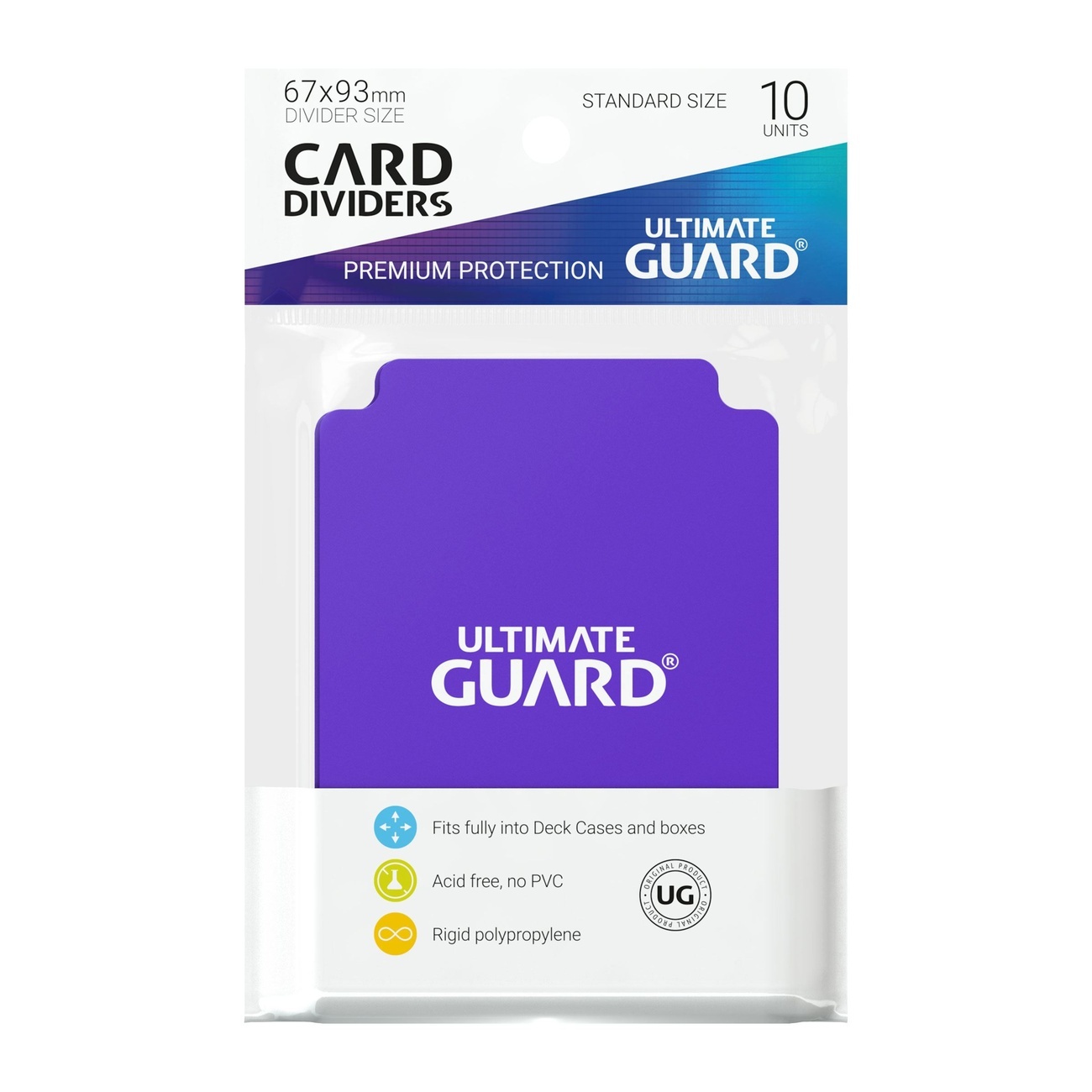 Ultimate Guard Card Dividers Standard Size (10) - Purple | Elbenwald