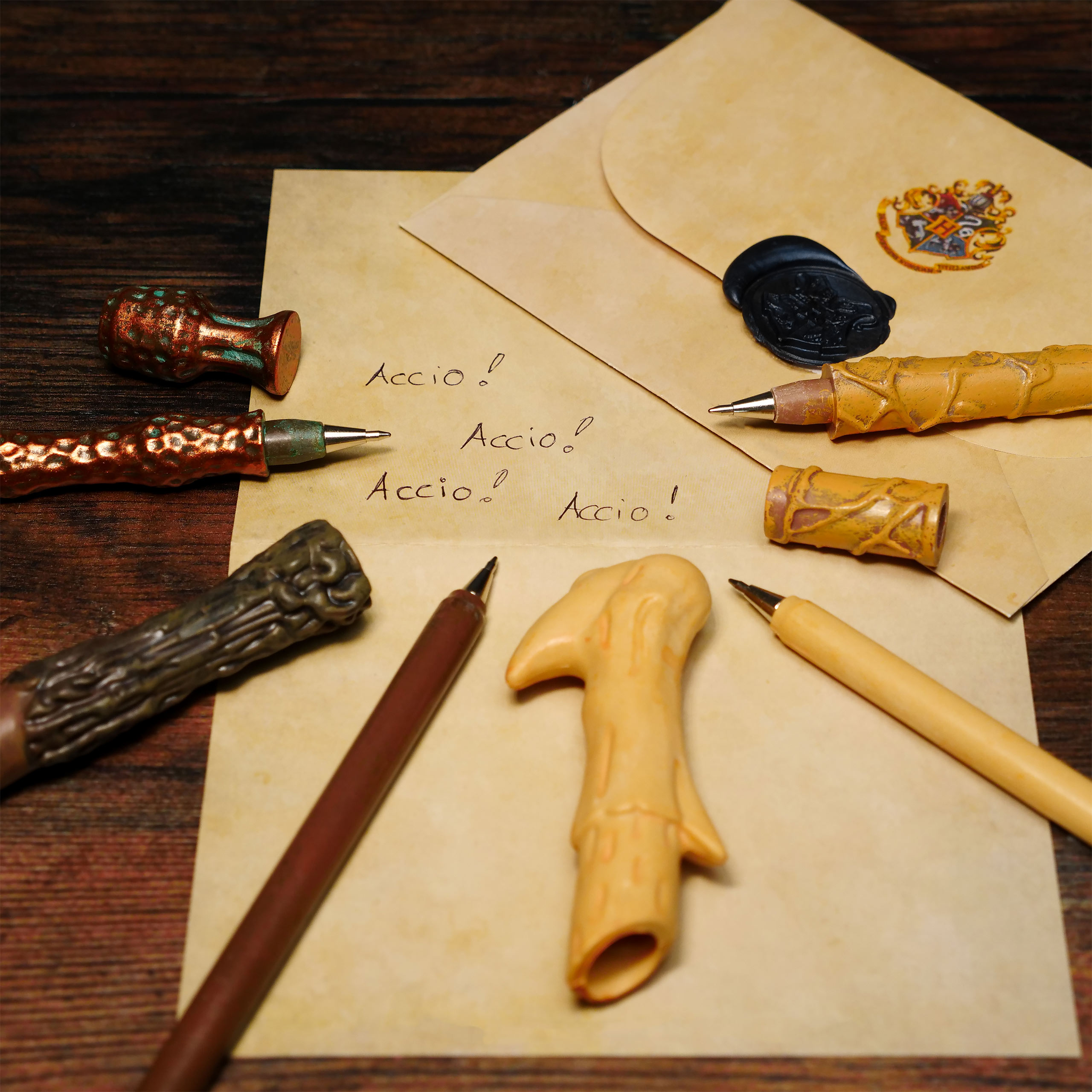 Harry Potter - Zauberstab Stifte 4er Set