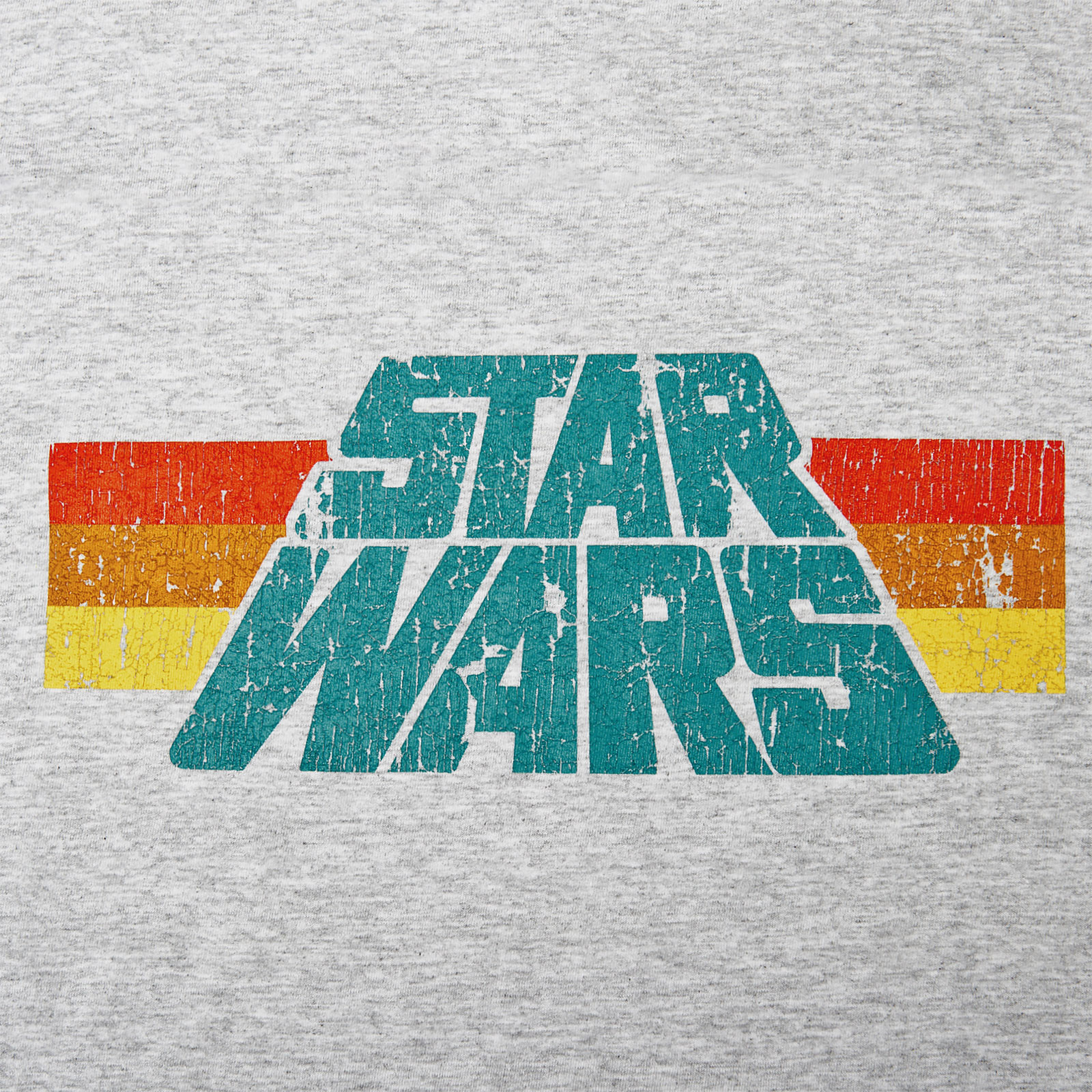 Star Wars - Vintage 77 Logo T-Shirt grau