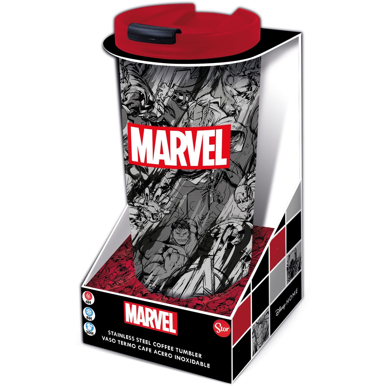 Marvel Edelstahl-Reisebecher Marvel Pattern