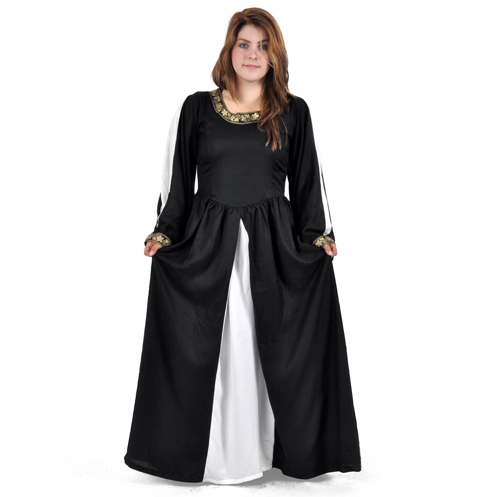 Robe médiévale Leila noire
