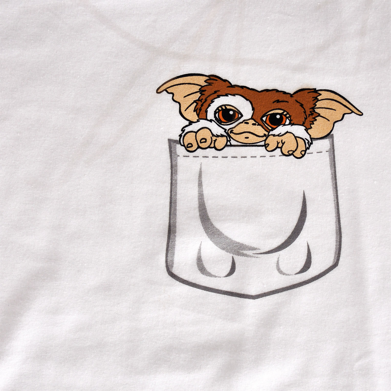 Gremlins - Pocket Gizmo Dames T-shirt Wit