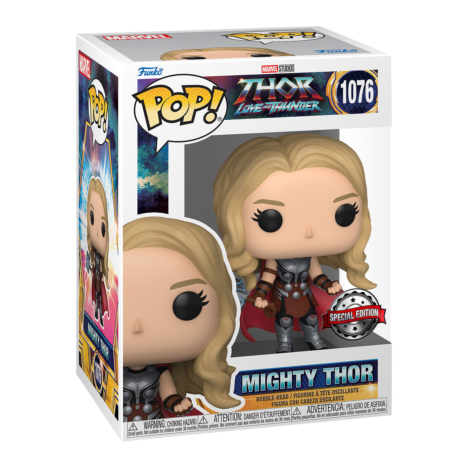 Thor: Love and Thunder - Mighty Thor Funko Pop Wackelkopf-Figur