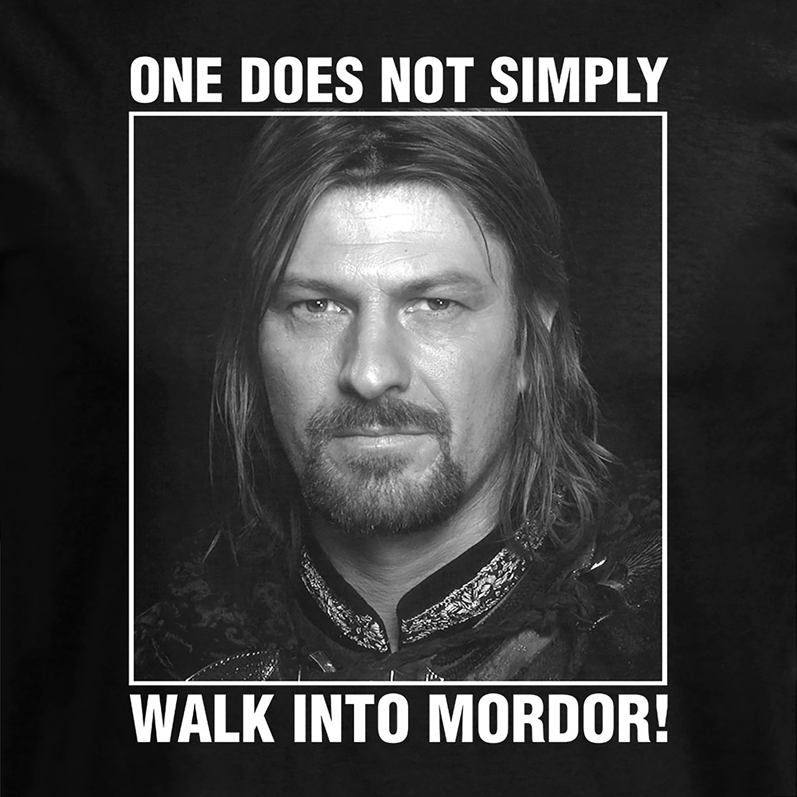 Camiseta Boromir No se entra simplemente a Mordor - El Señor de los Anillos