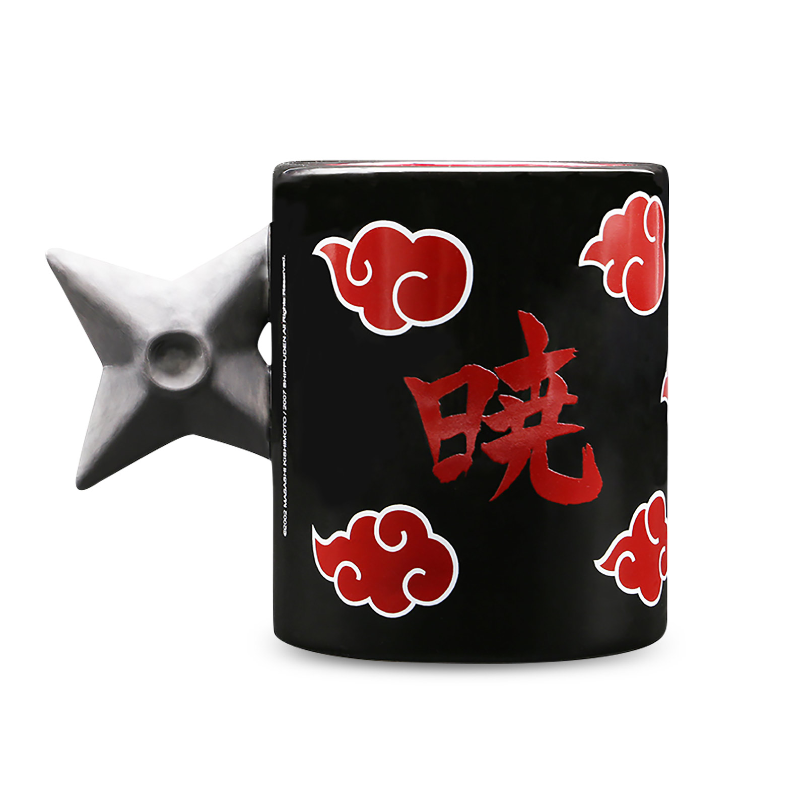 Naruto Shippuden - Taza Shuriken Akatsuki con asa 3D