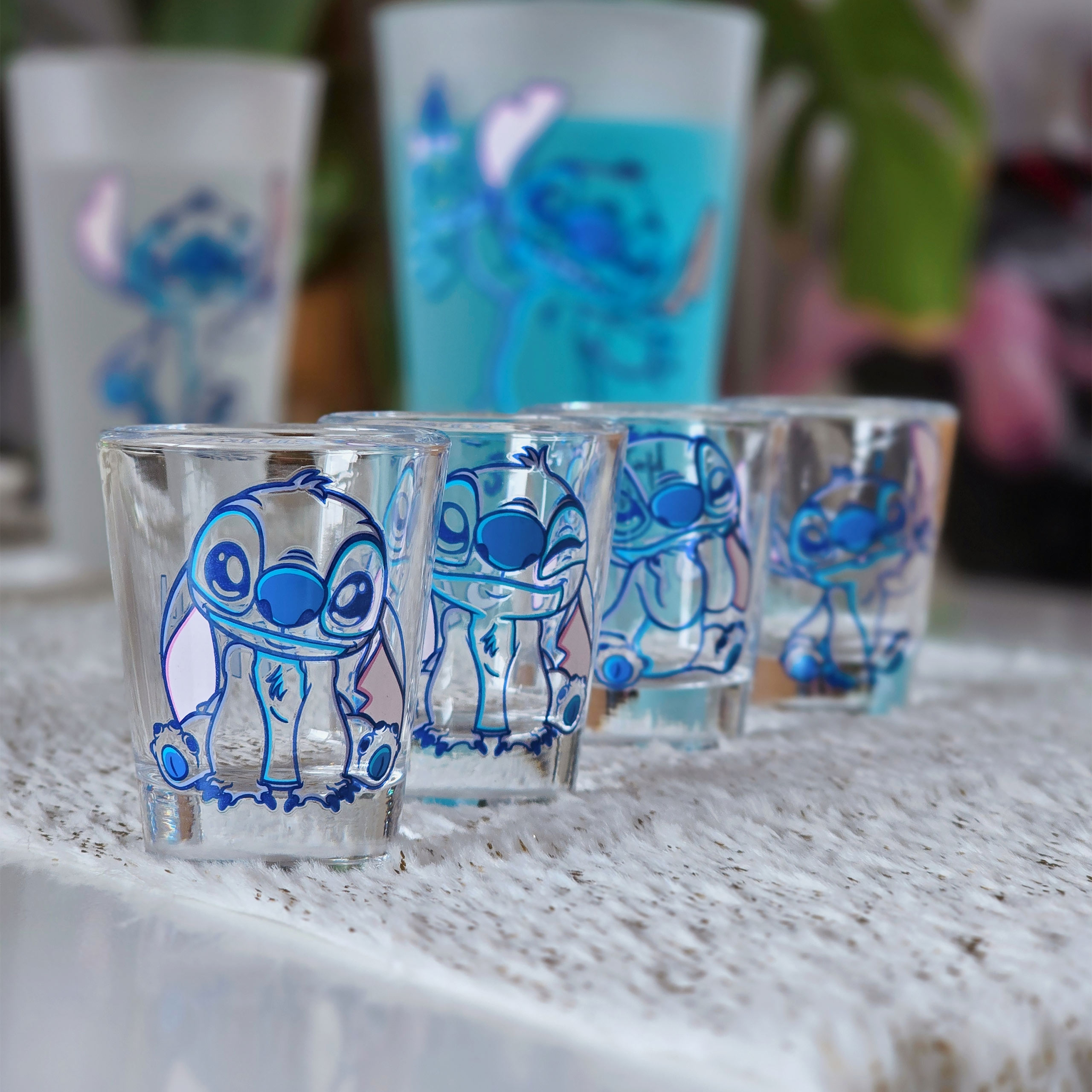Set di 4 bicchierini Stitch Aloha - Lilo & Stitch