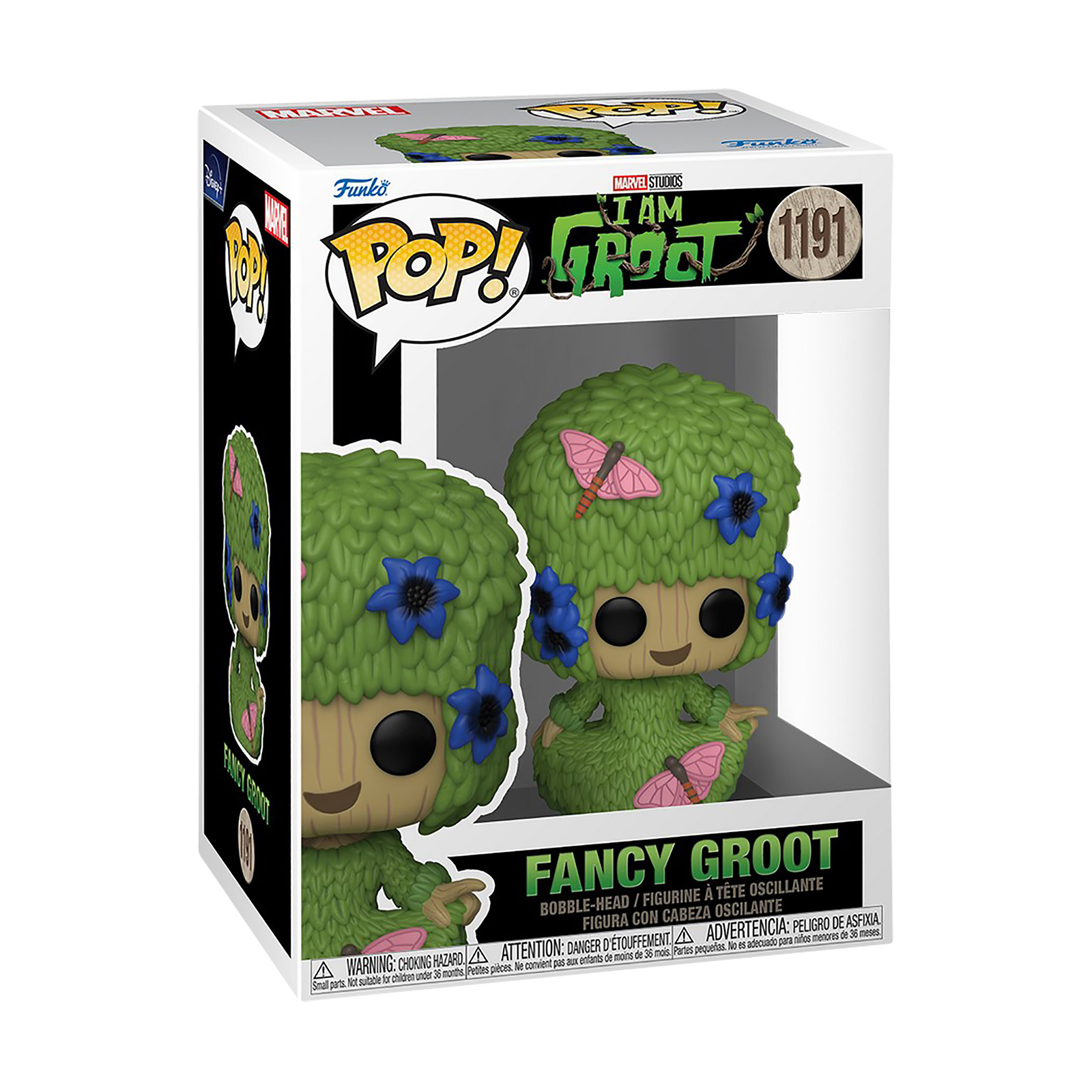 Je suis Groot - Figurine Funko Pop Groot Fancy à tête branlante