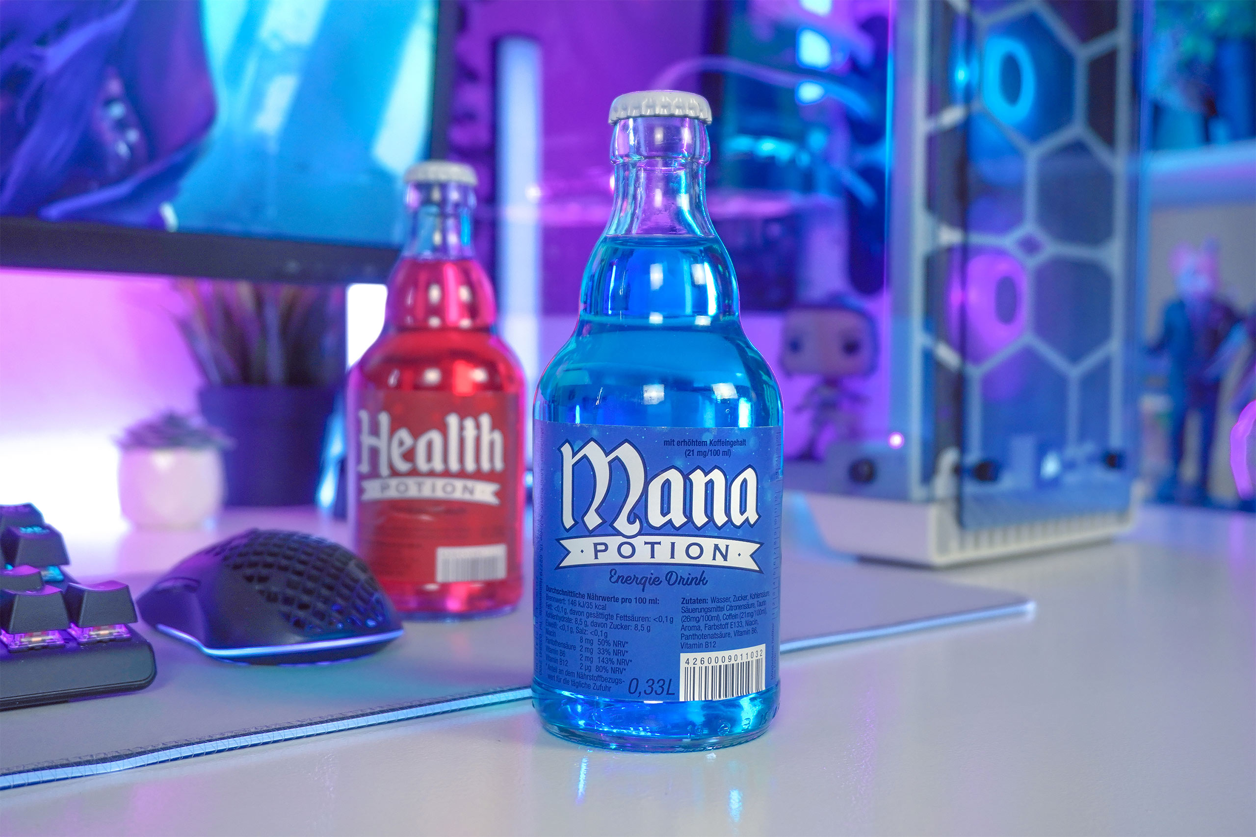 Mana Potion Bottle Energy Drink - 6 Pack