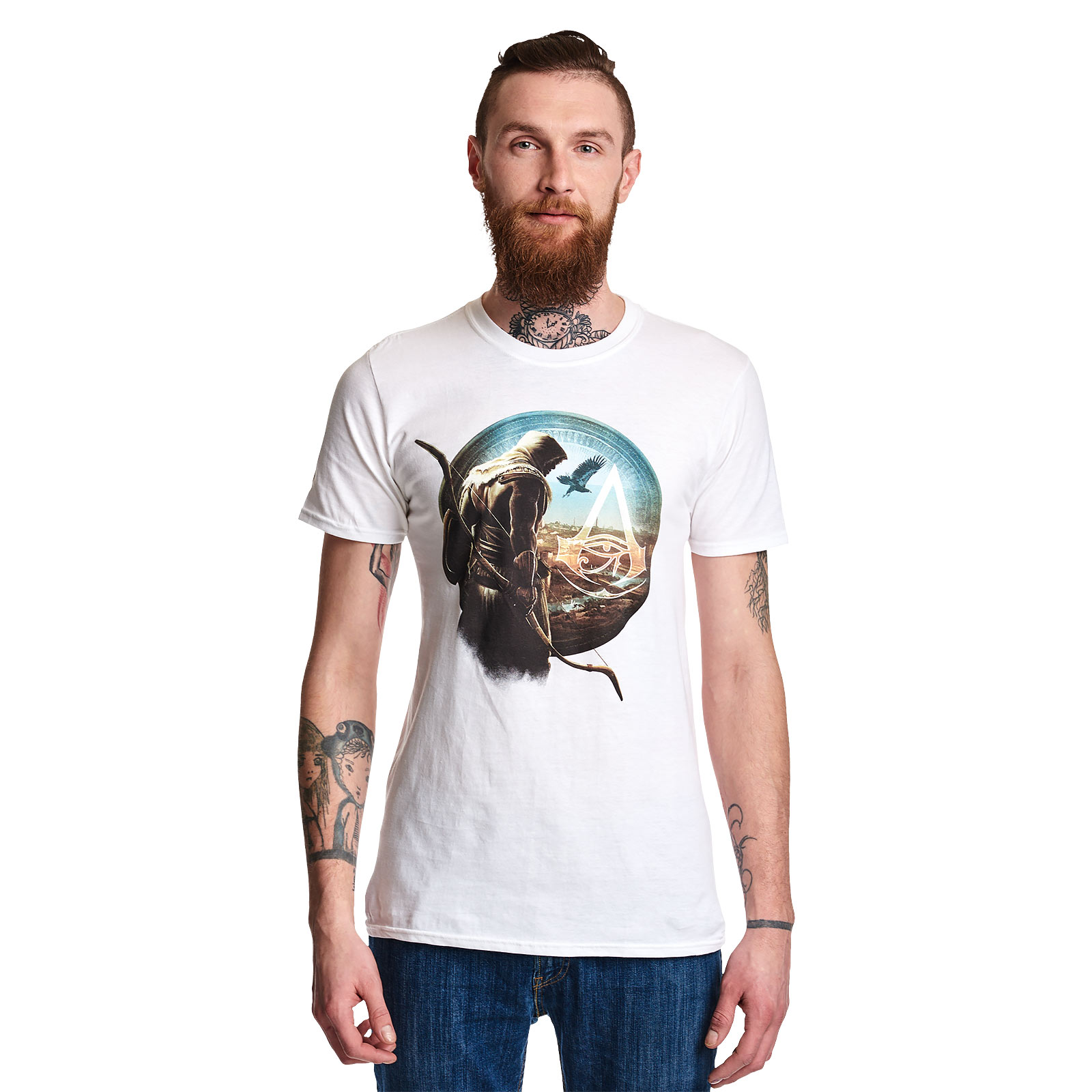 Assassins Creed - Bayek T-Shirt weiß