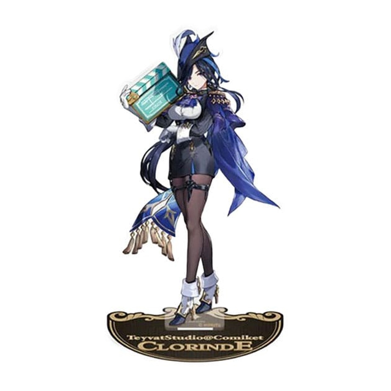 Genshin Impact Teyvat Studio Edition figura acrílica de personaje: Clorinde 18 cm