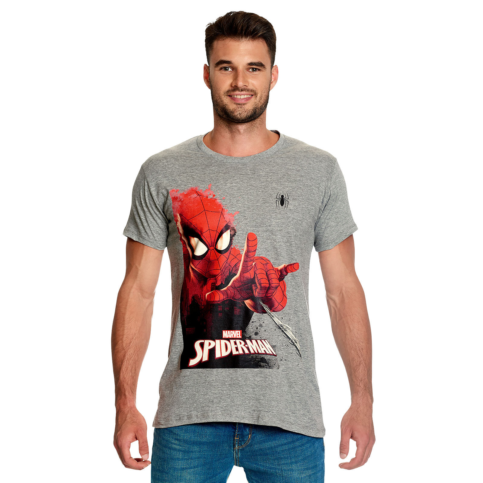 Spider-Man - Attack T-Shirt grau