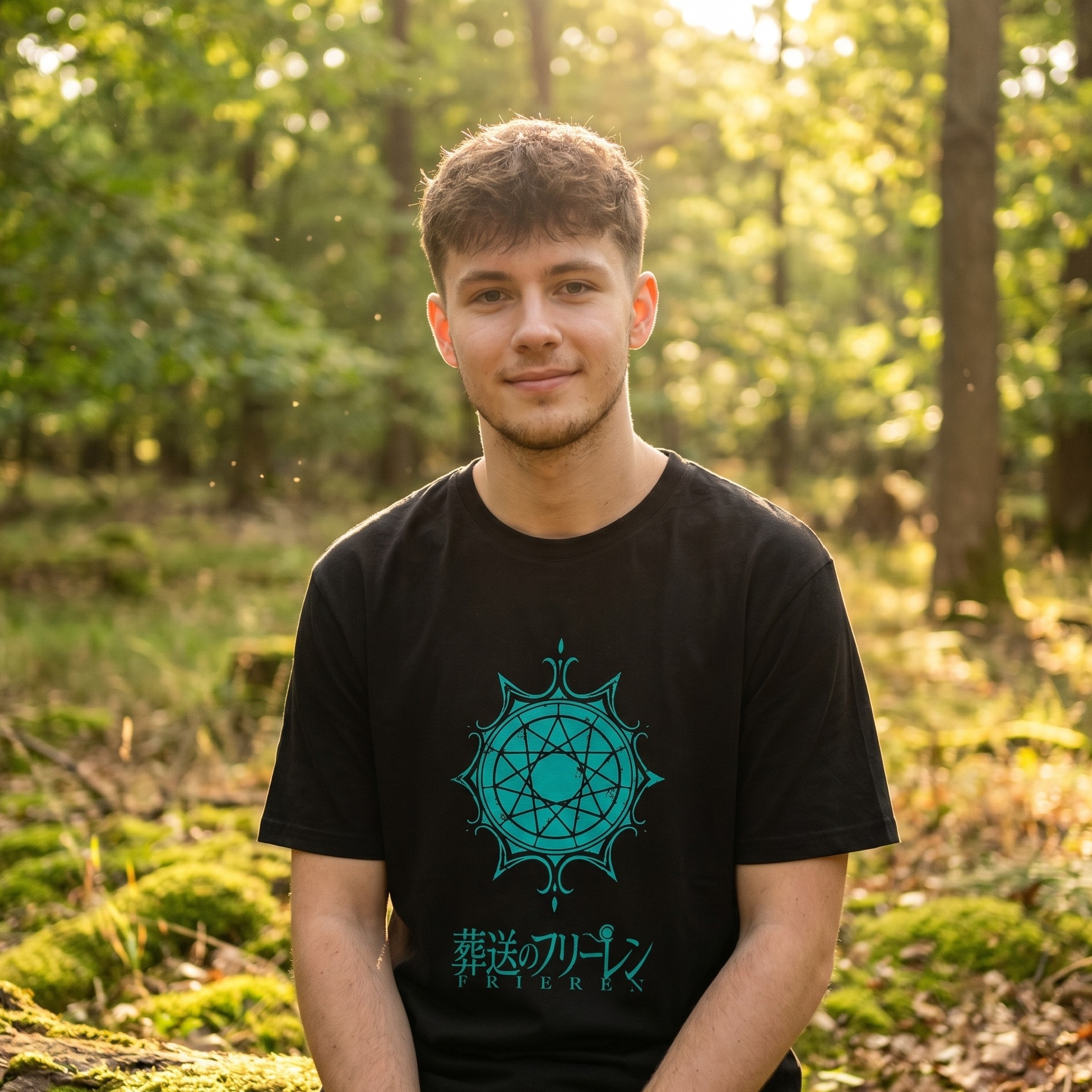 Frieren - Symbol T-Shirt schwarz