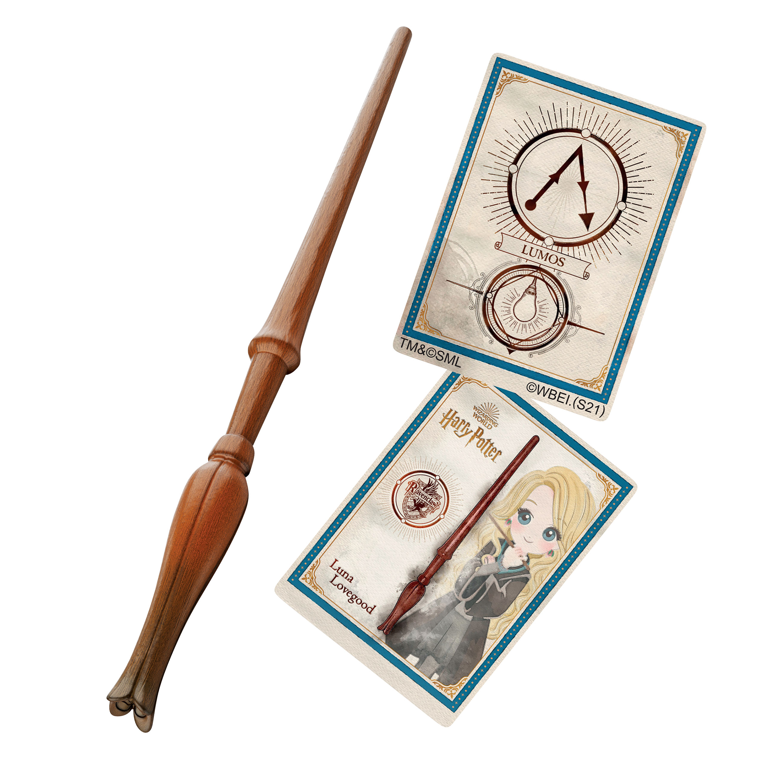 Harry Potter - Luna wand with spell card